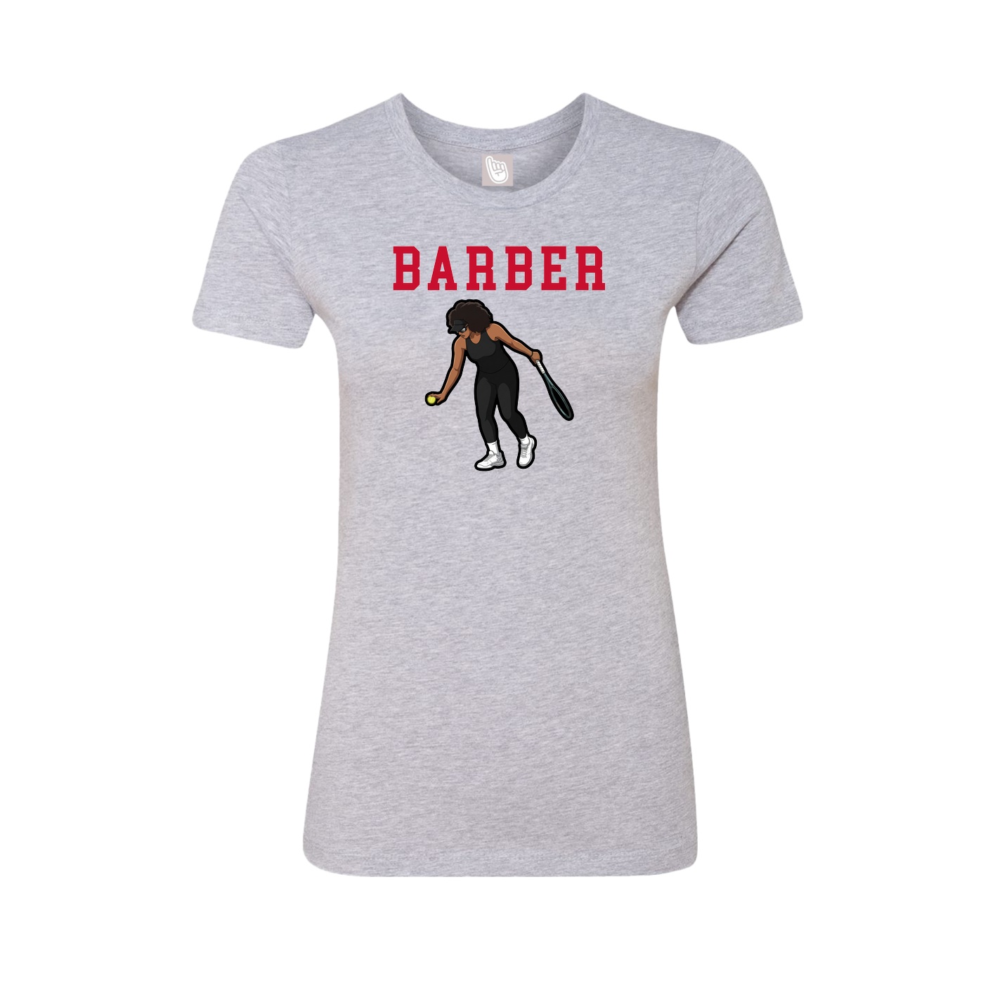 Fitted Women's Tee — Shirsey in Grey