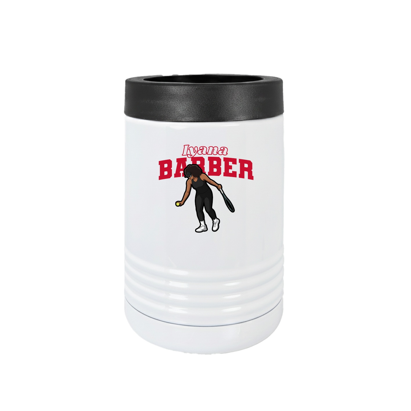 Beverage Holder — Name Arch in White