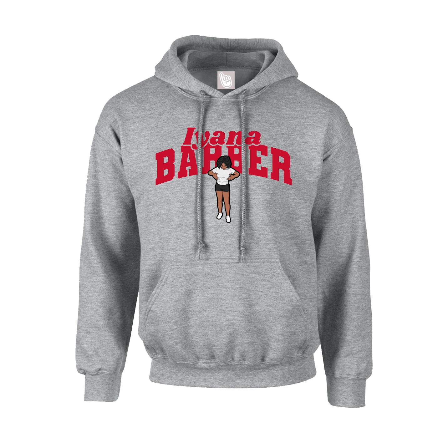 Hoodie — Signature Arch in Grey