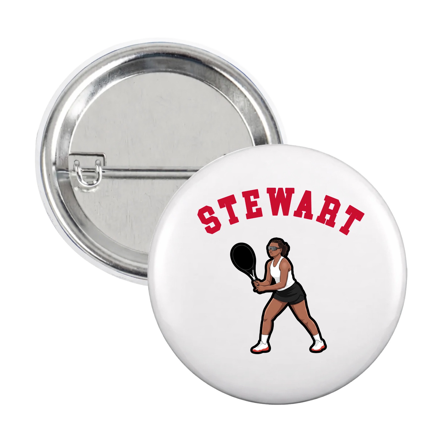 Game Day Button — Shirsey Arch in White