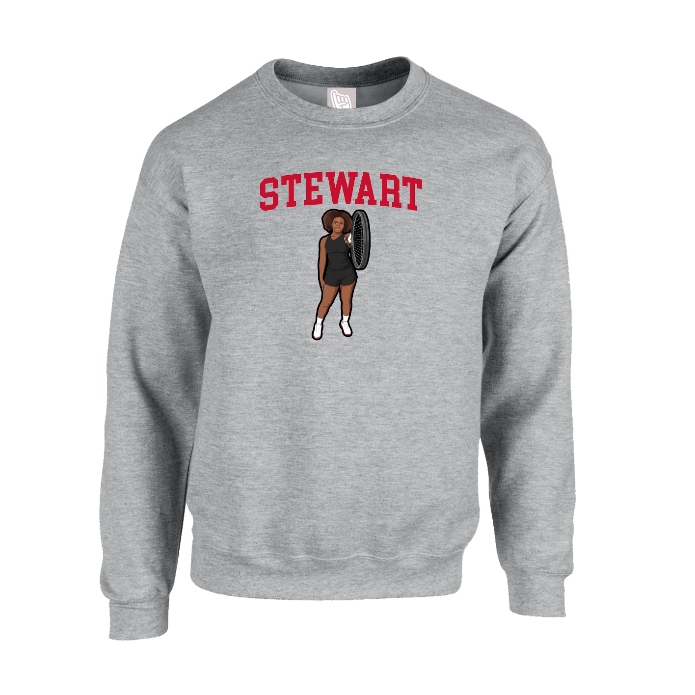 Fleece Crew — Shirsey in Grey