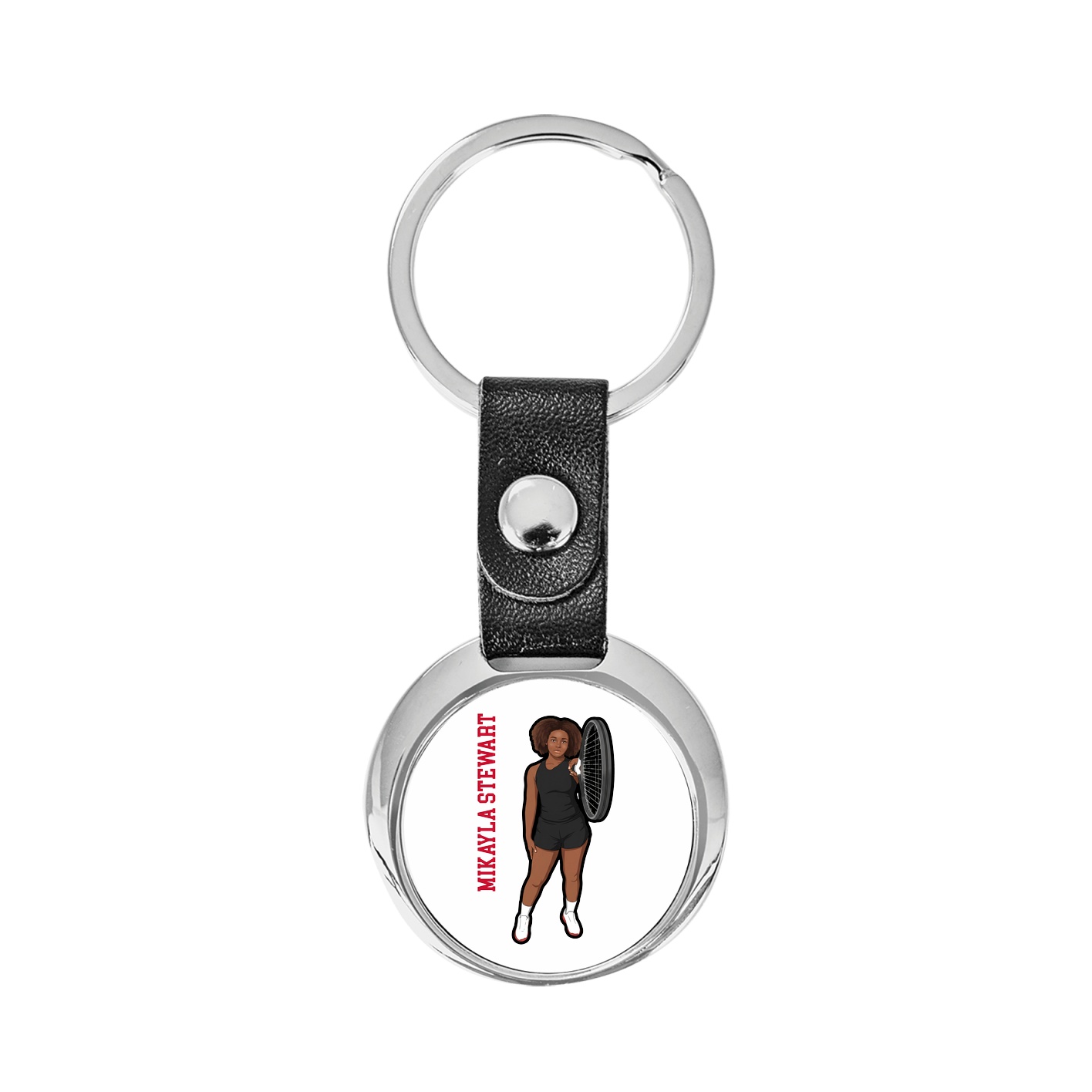 Key Chain — Name Vertical in Classic
