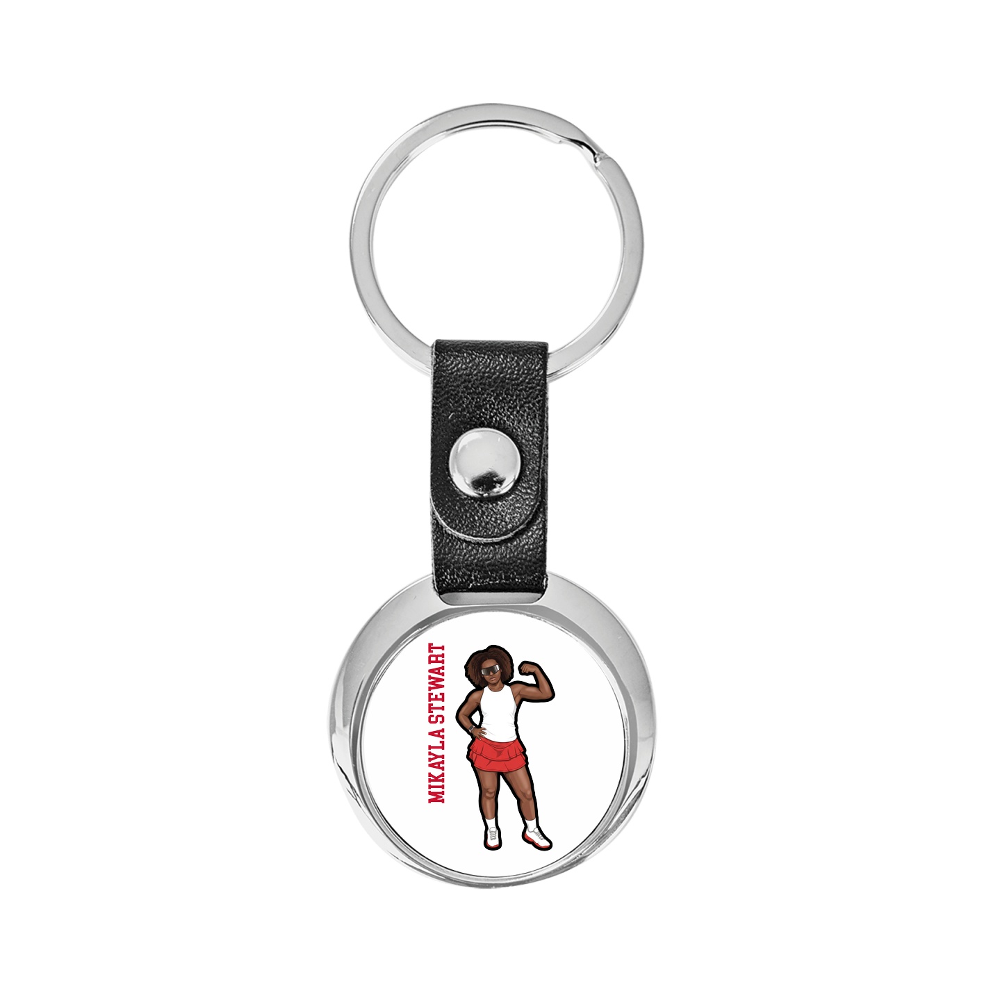 Key Chain — Name Vertical in Classic