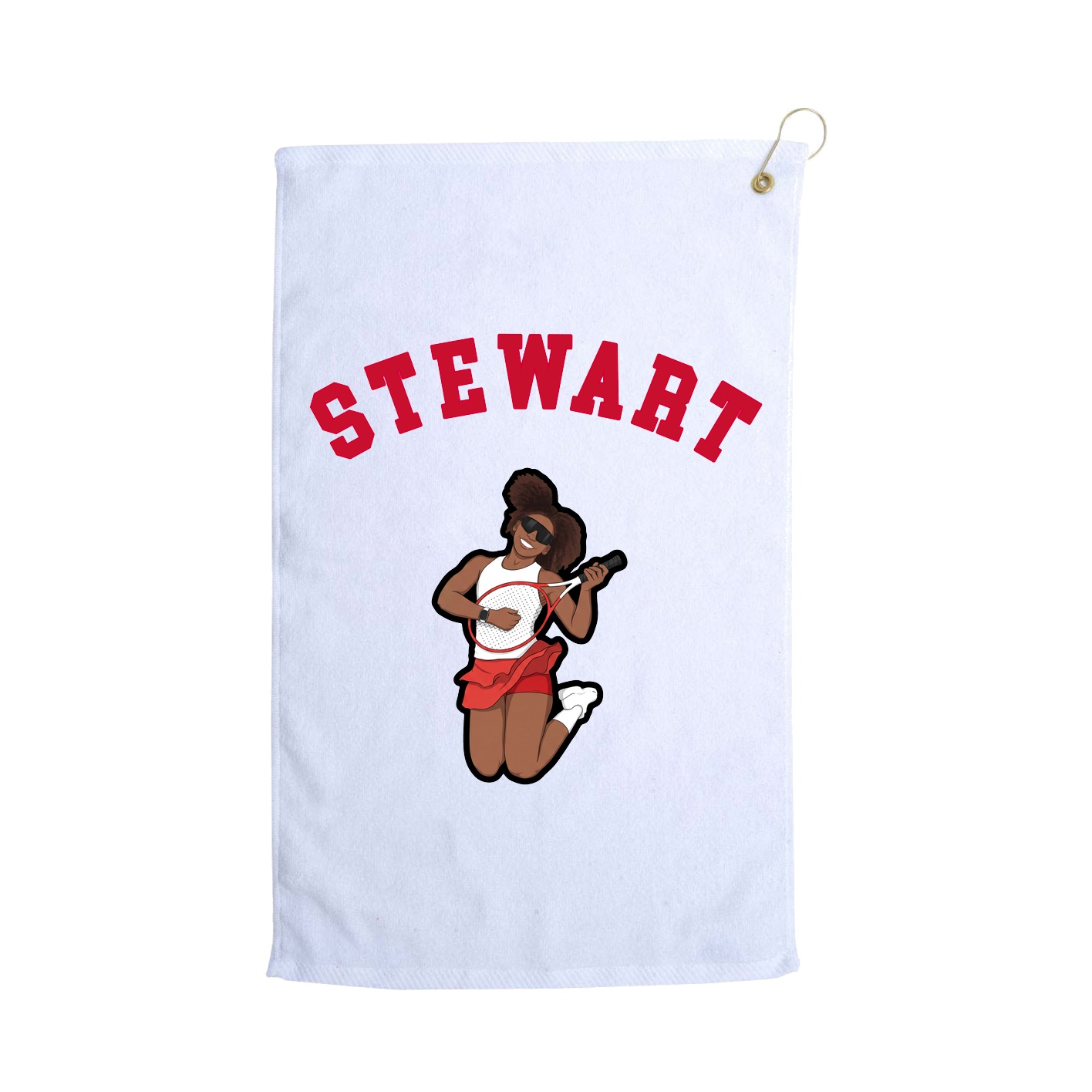 Golf Towel — Shirsey Arch in White