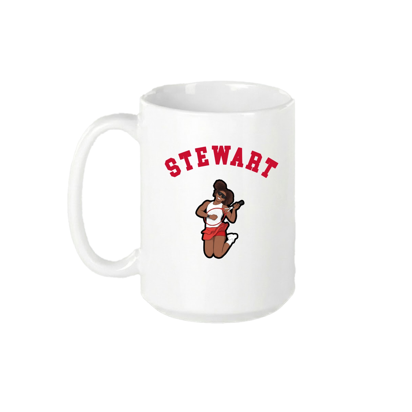 15oz Coffee Mug — Shirsey Arch in White