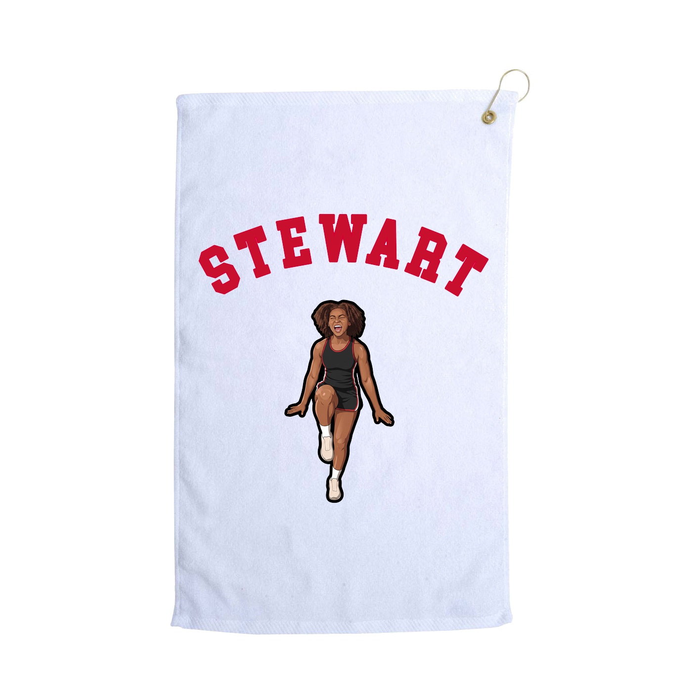 Golf Towel — Shirsey Arch in White