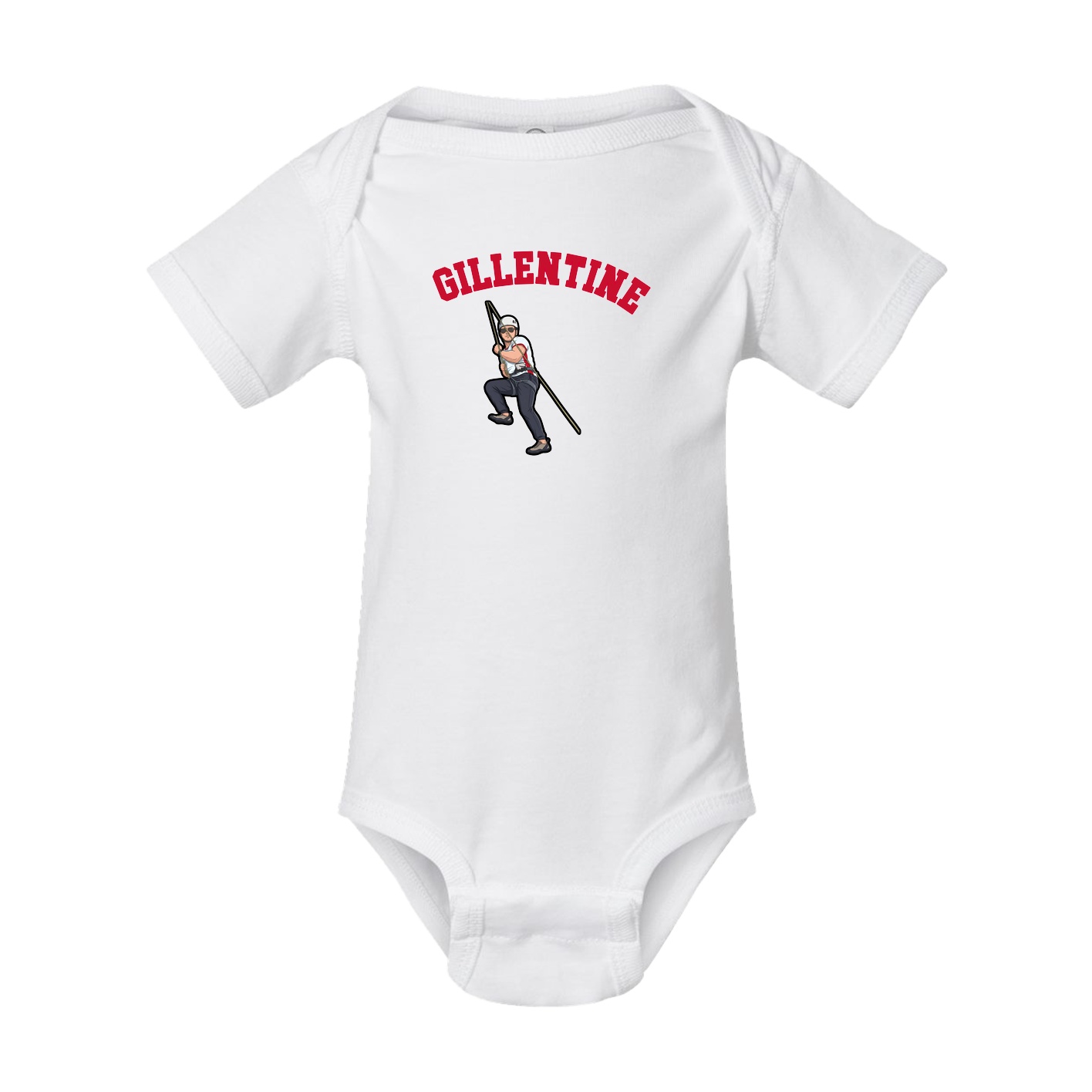 Baby Onesie — Shirsey Arch in White
