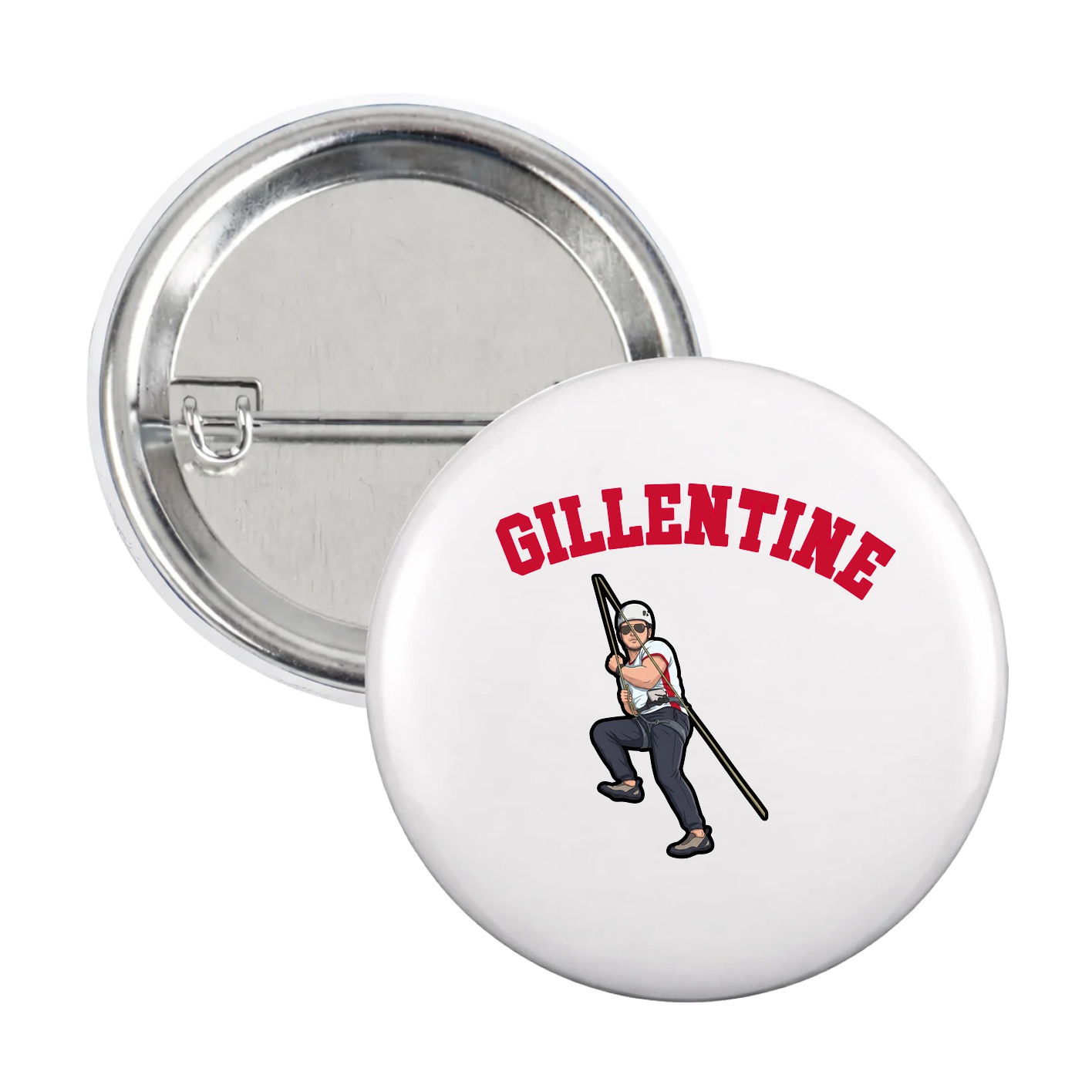 Game Day Button — Shirsey Arch in White