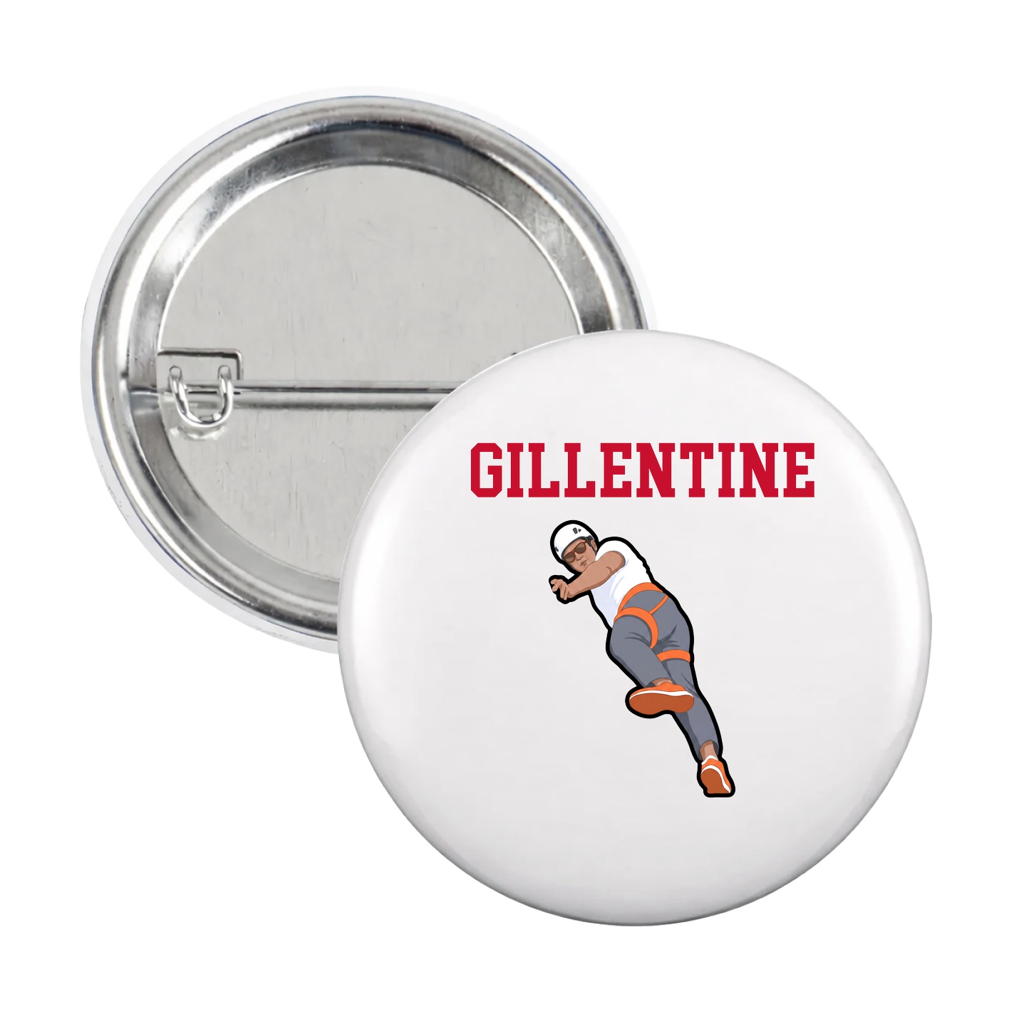 Game Day Button — Shirsey in White