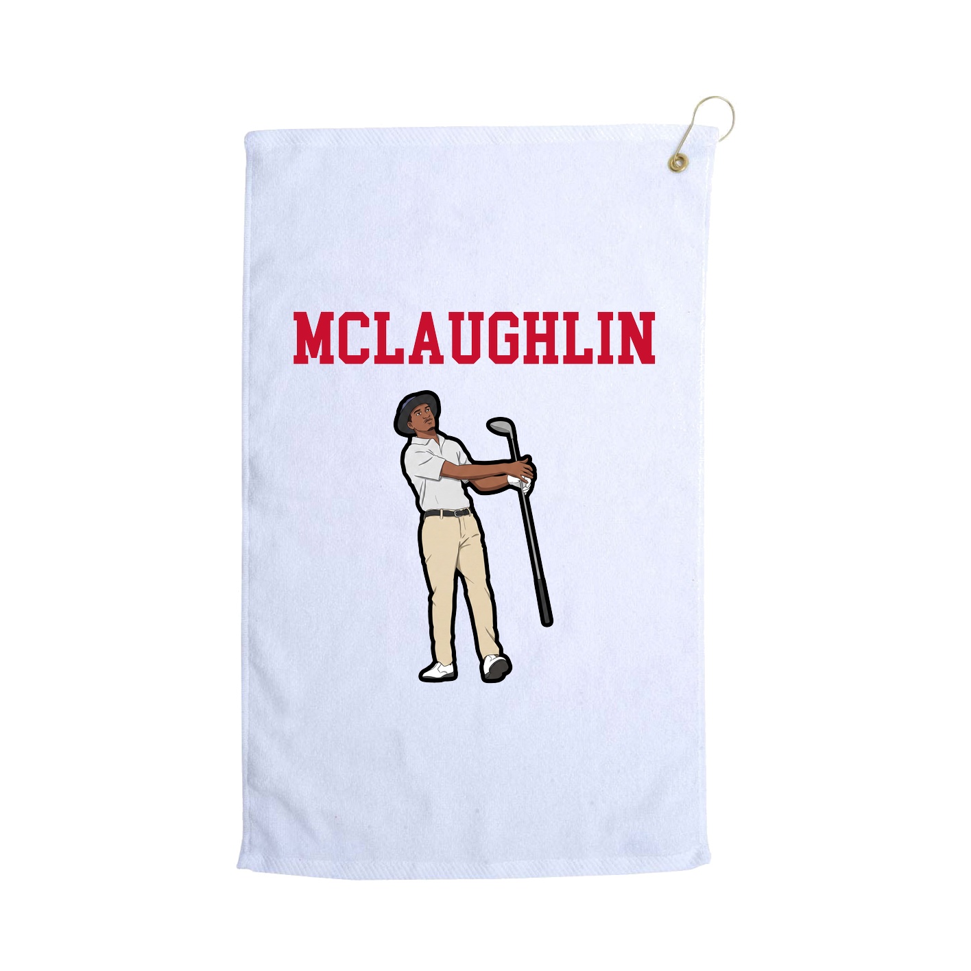 Golf Towel — Shirsey in White