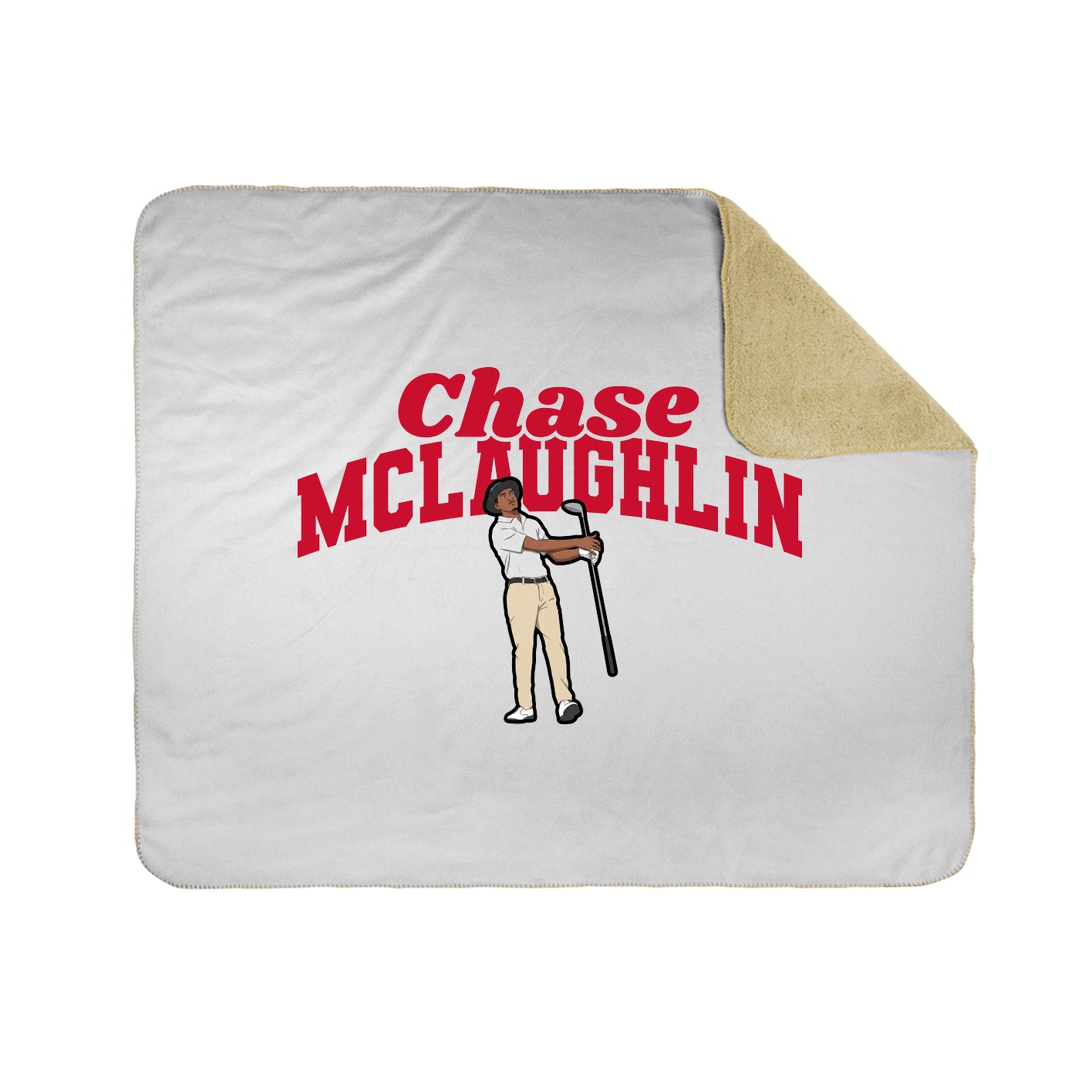 Throw Blanket — Signature Arch in White