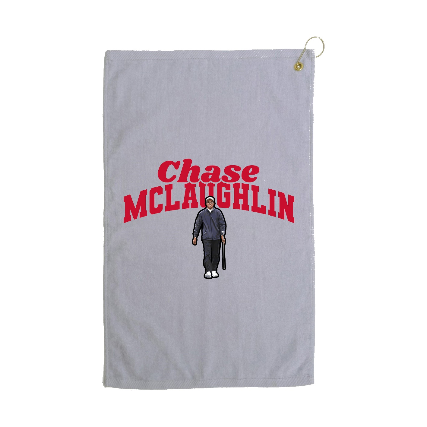 Golf Towel — Signature Arch in Grey