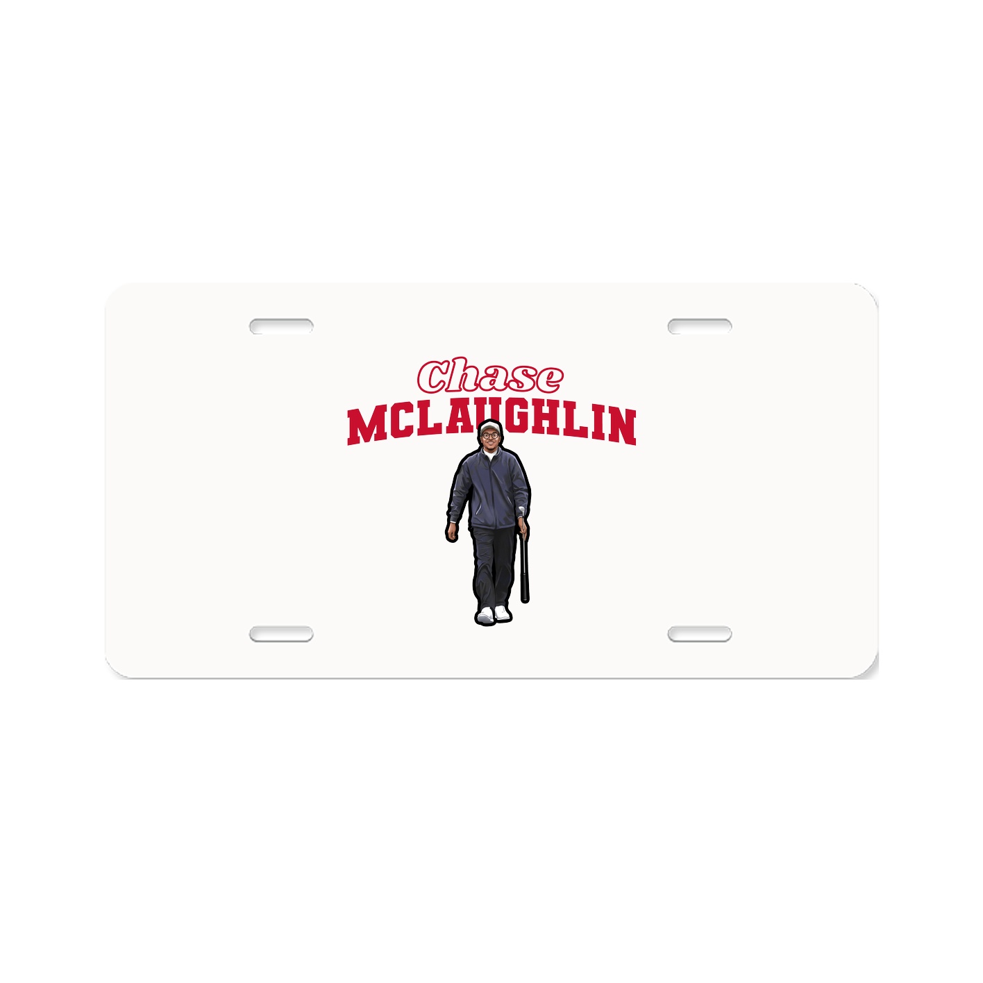 License Plate — Name Arch in Classic