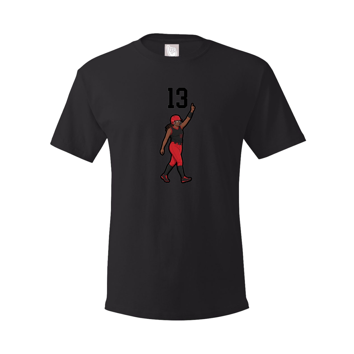 Tee — Number Top in Black