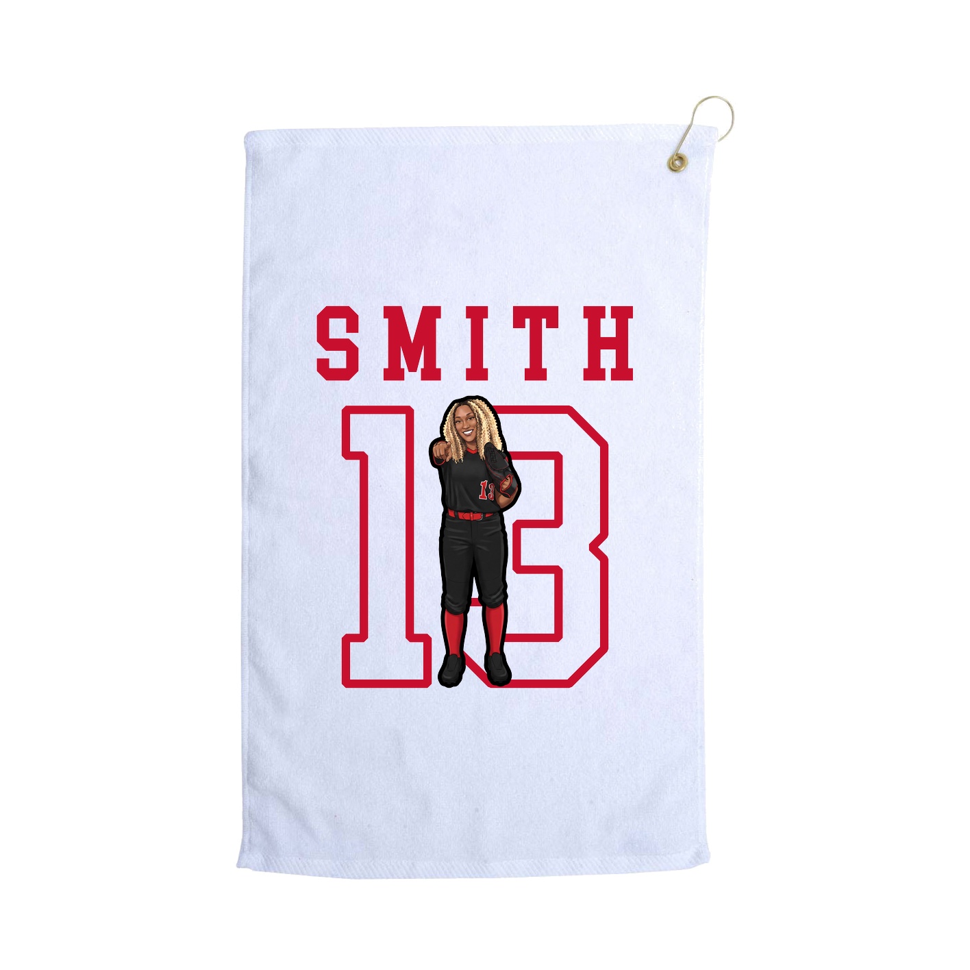 Golf Towel — Shirsey in White