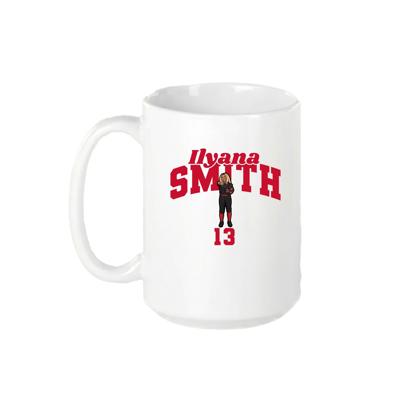 15oz Coffee Mug — Signature Arch in White