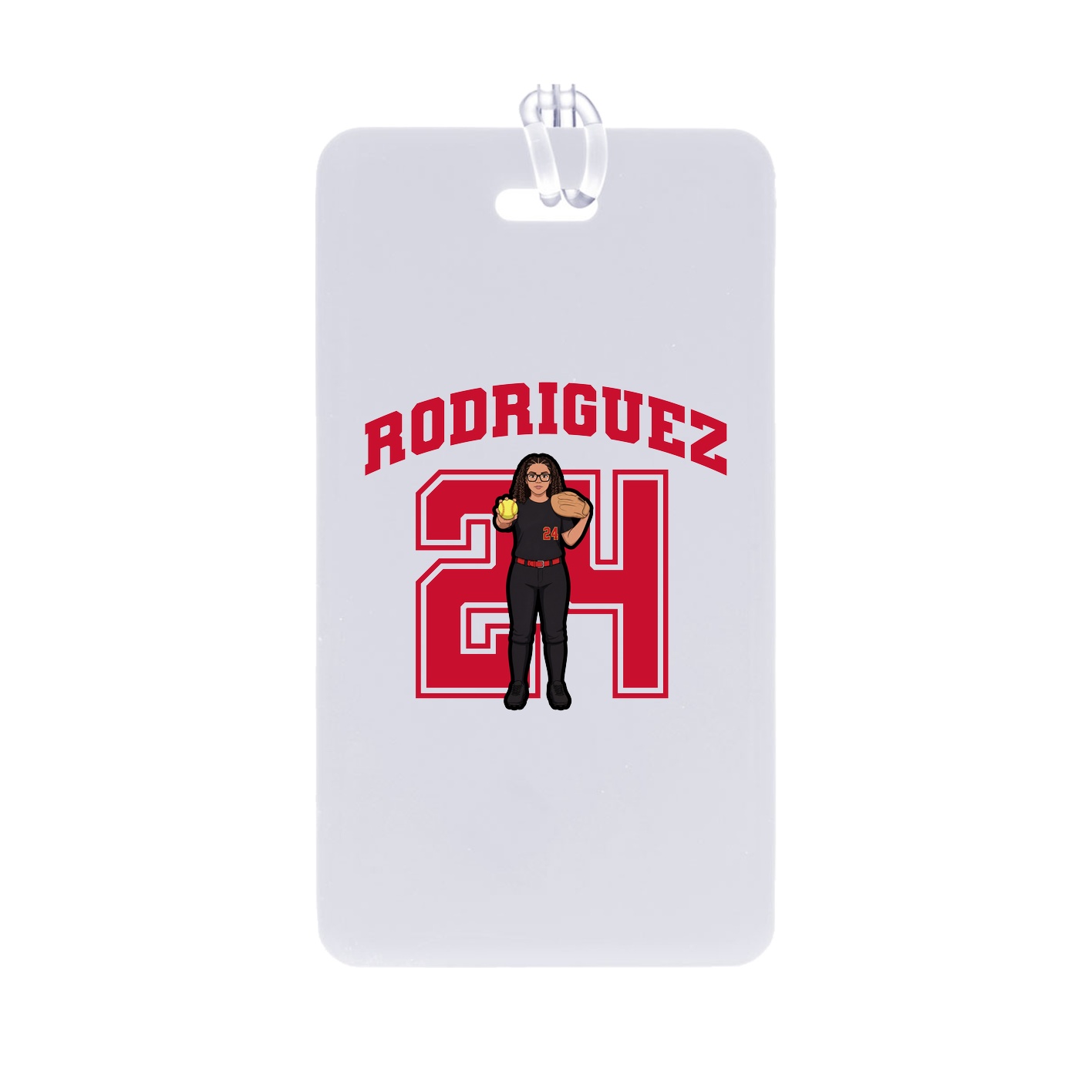Bag Tag — Number in Classic