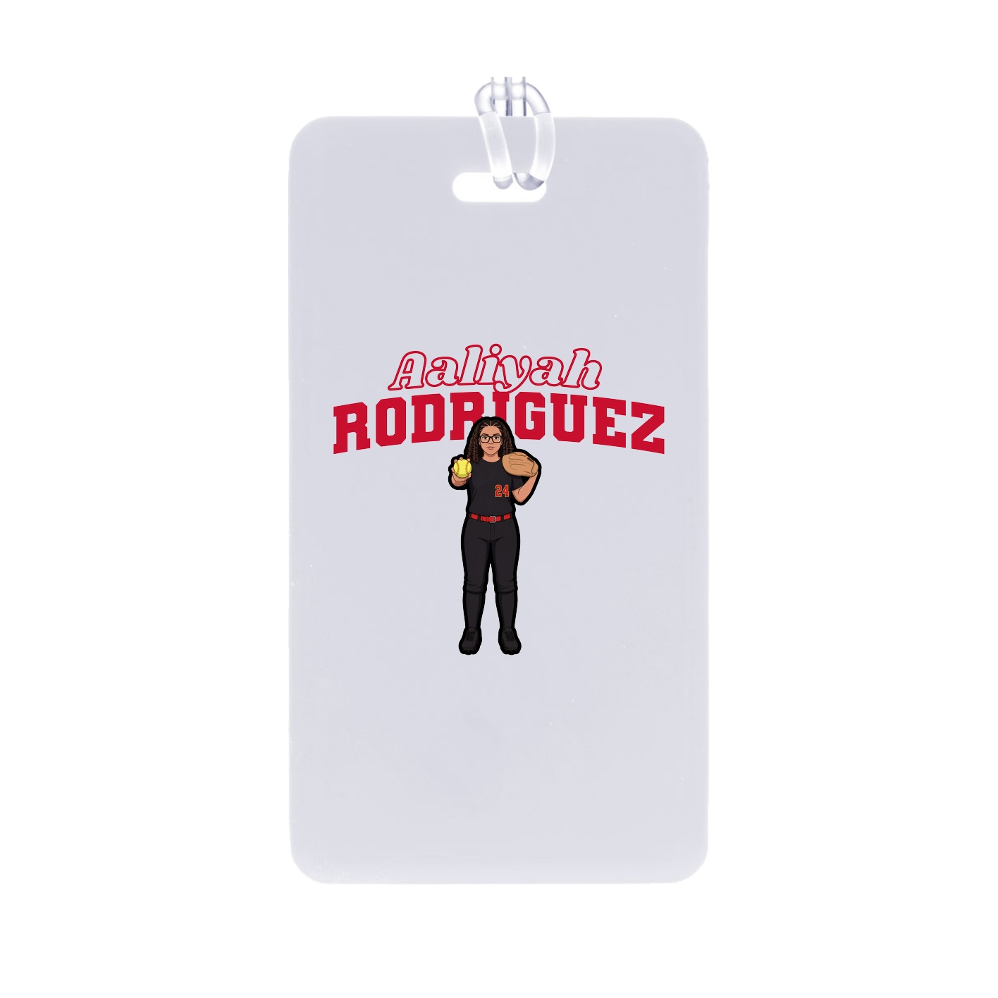 Bag Tag — Name Arch in Classic