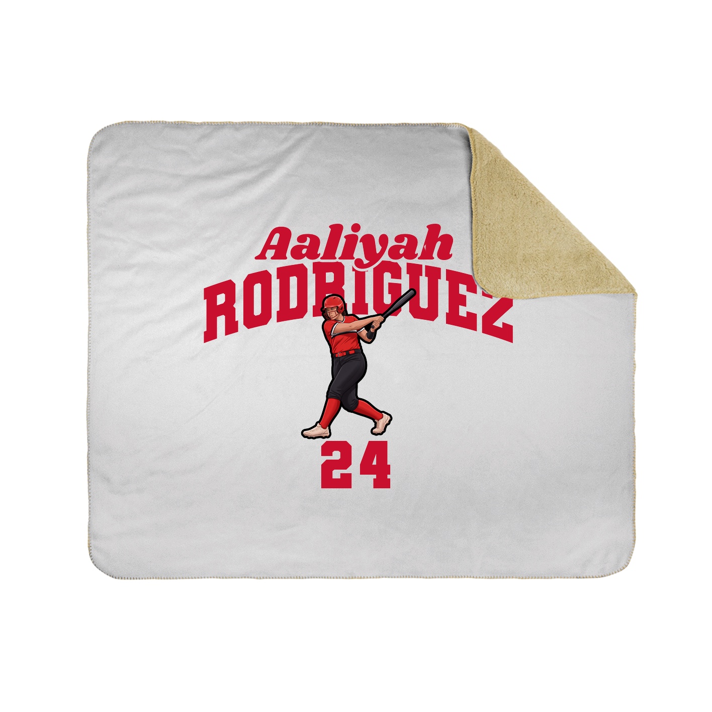 Throw Blanket — Signature Arch in White