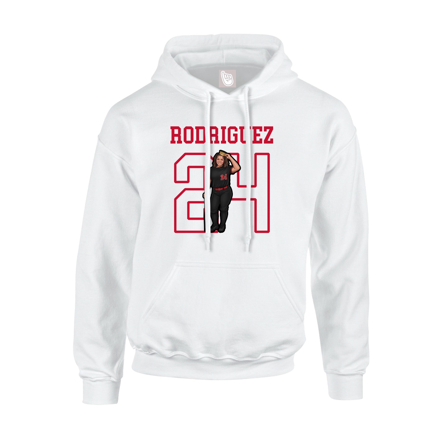 Youth Hoodie — Shirsey in White