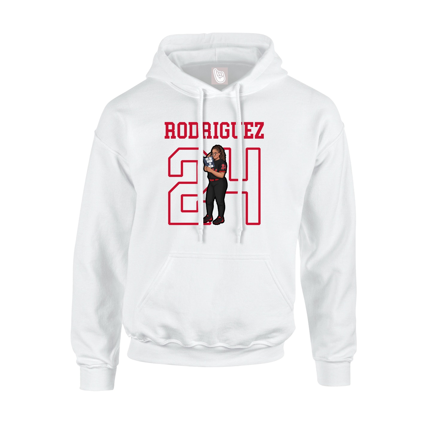 Hoodie — Shirsey in White