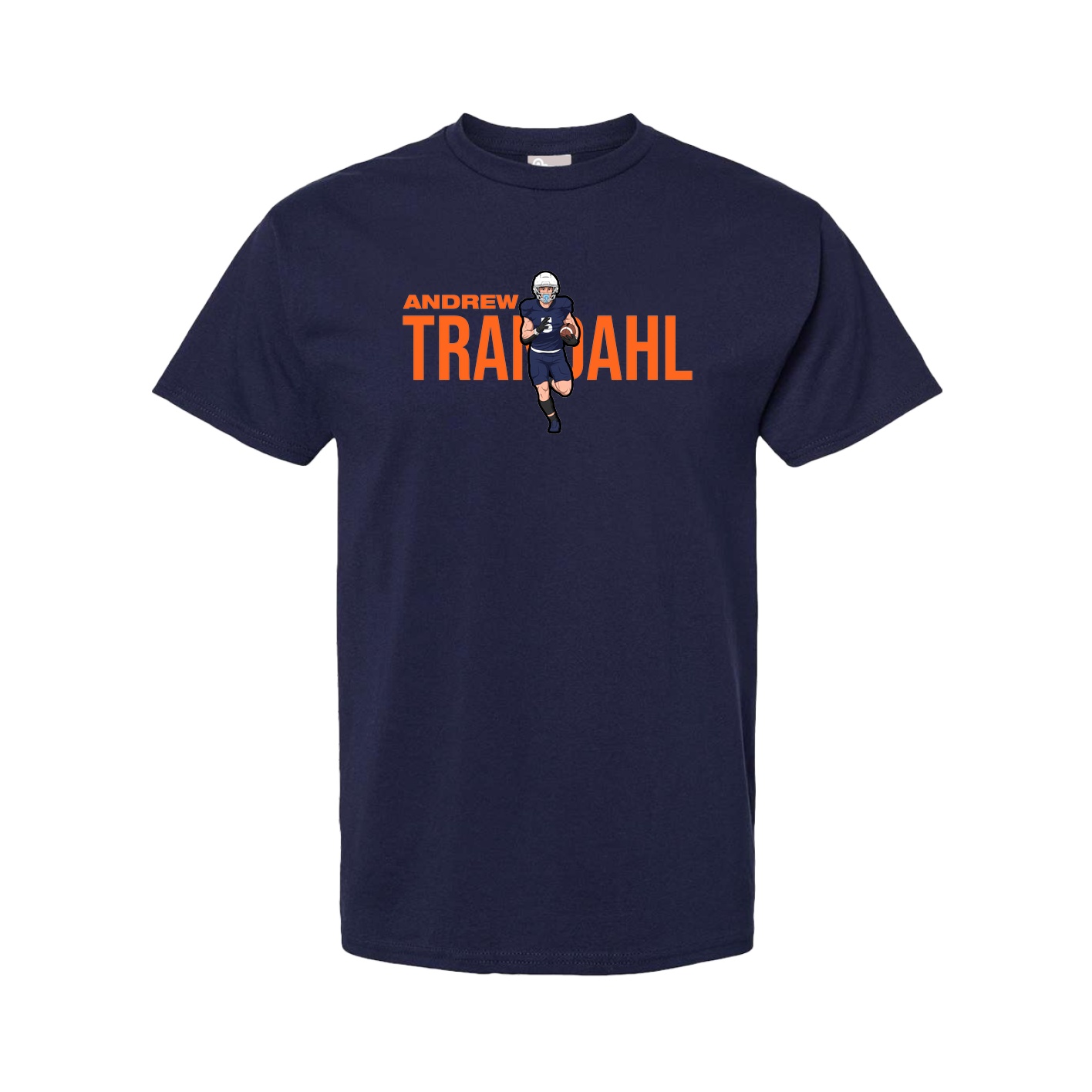 Tee — Player Name in Navy