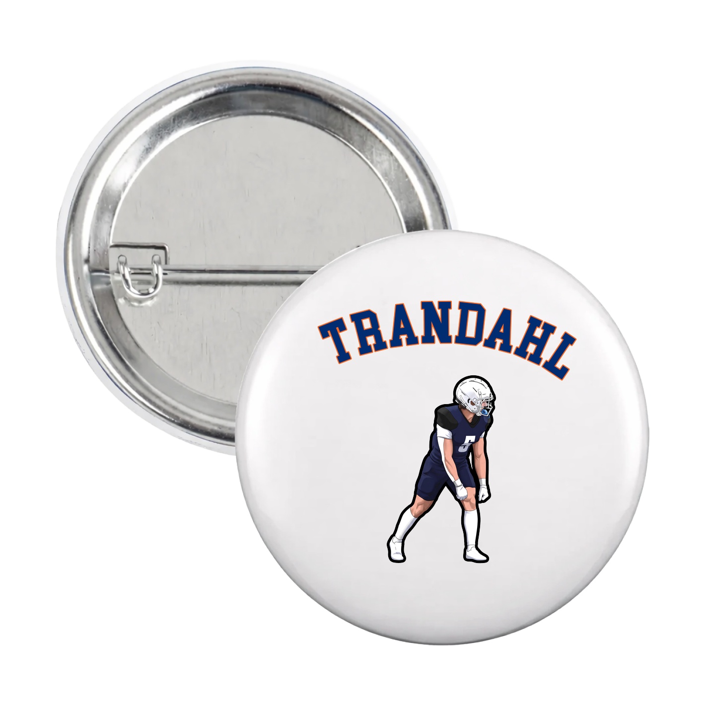 Game Day Button — Shirsey Arch in White