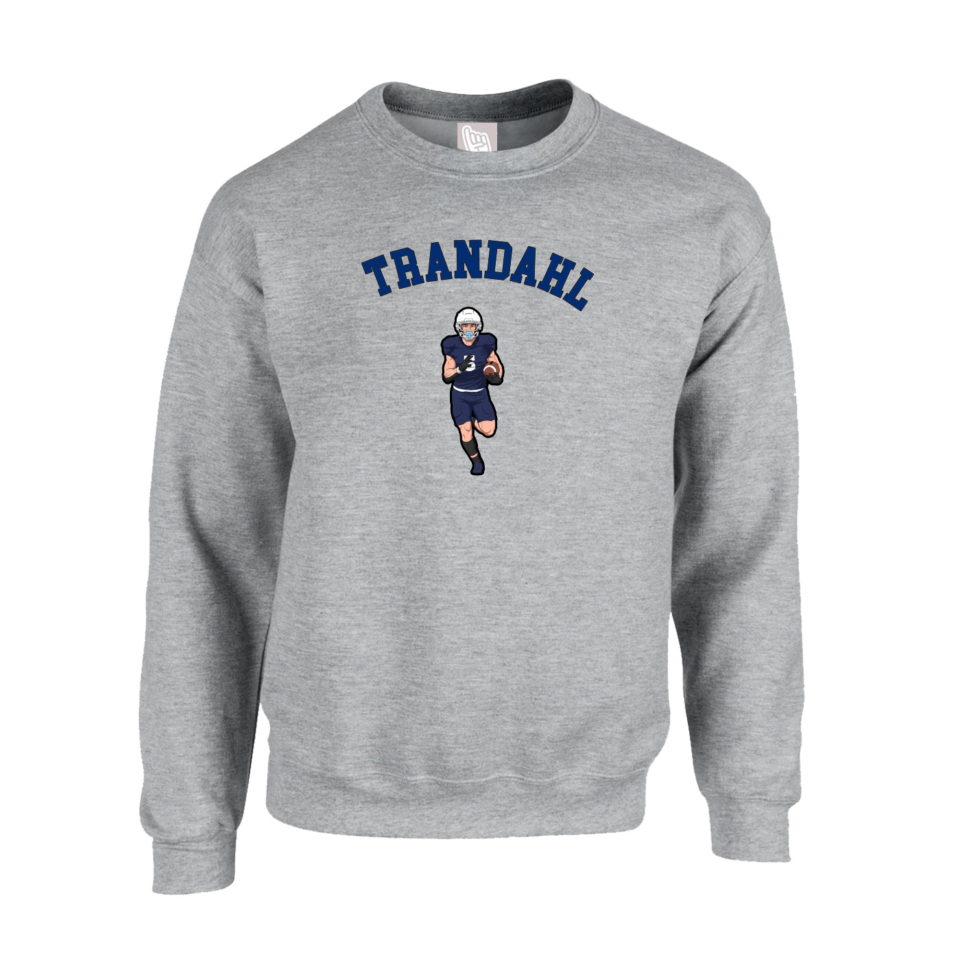 Fleece Crew — Shirsey Arch in Grey