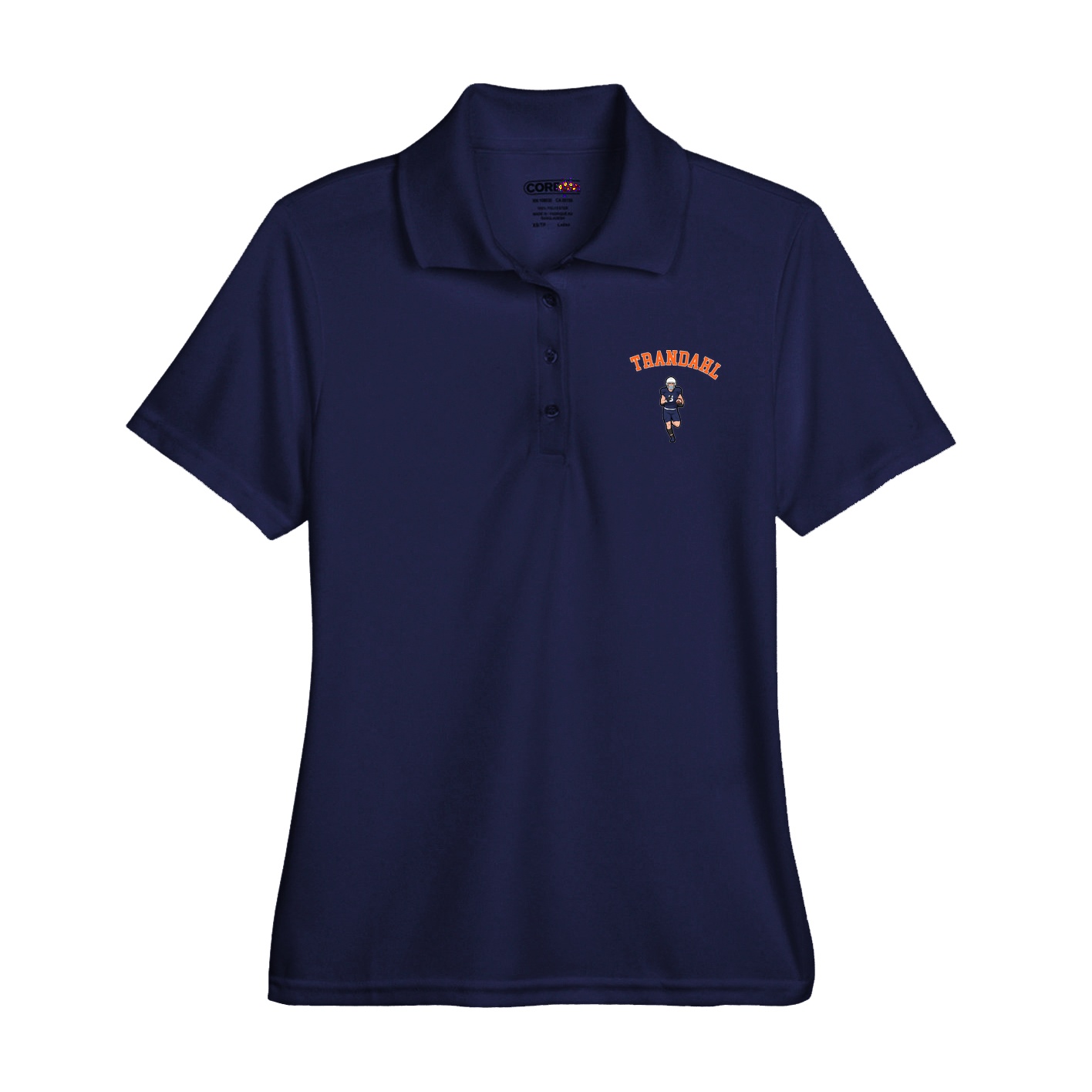 Womens Performance Polo — Shirsey Arch in Navy