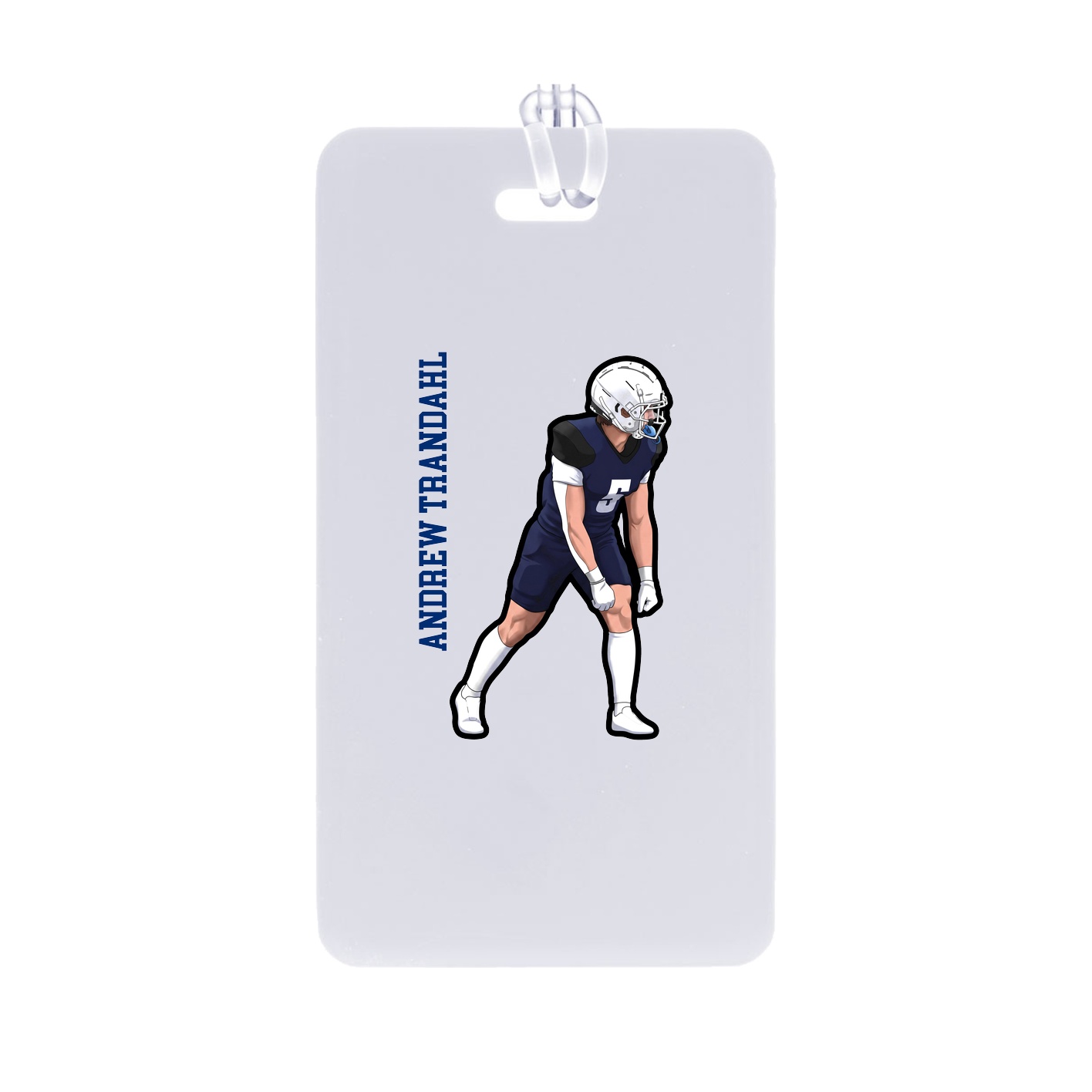 Bag Tag — Name Vertical in Classic