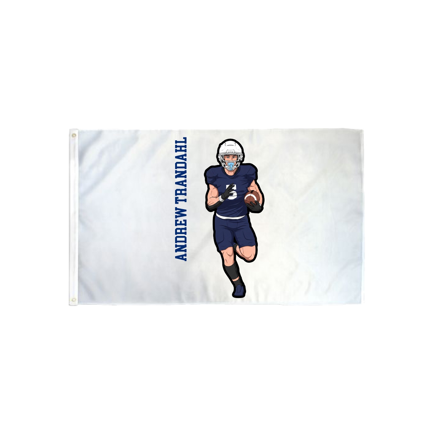3x5 Flag — Name Vertical in Classic