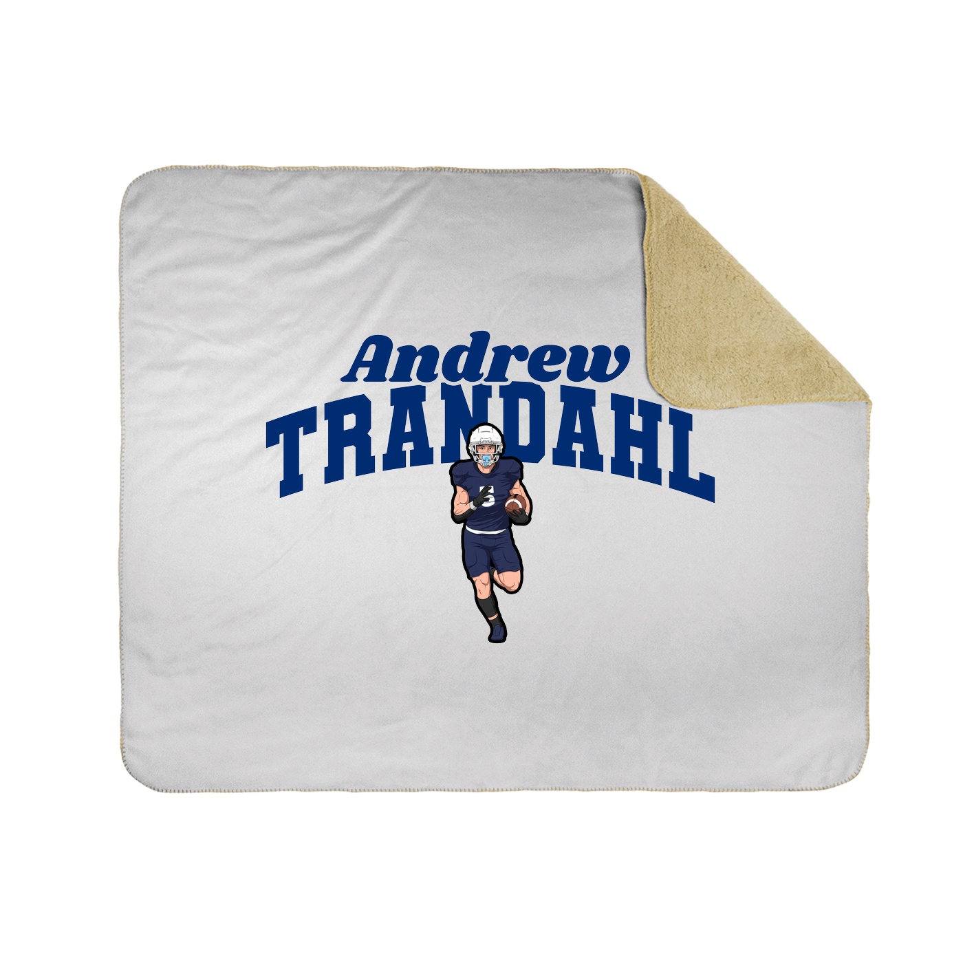 Throw Blanket — Signature Arch in White