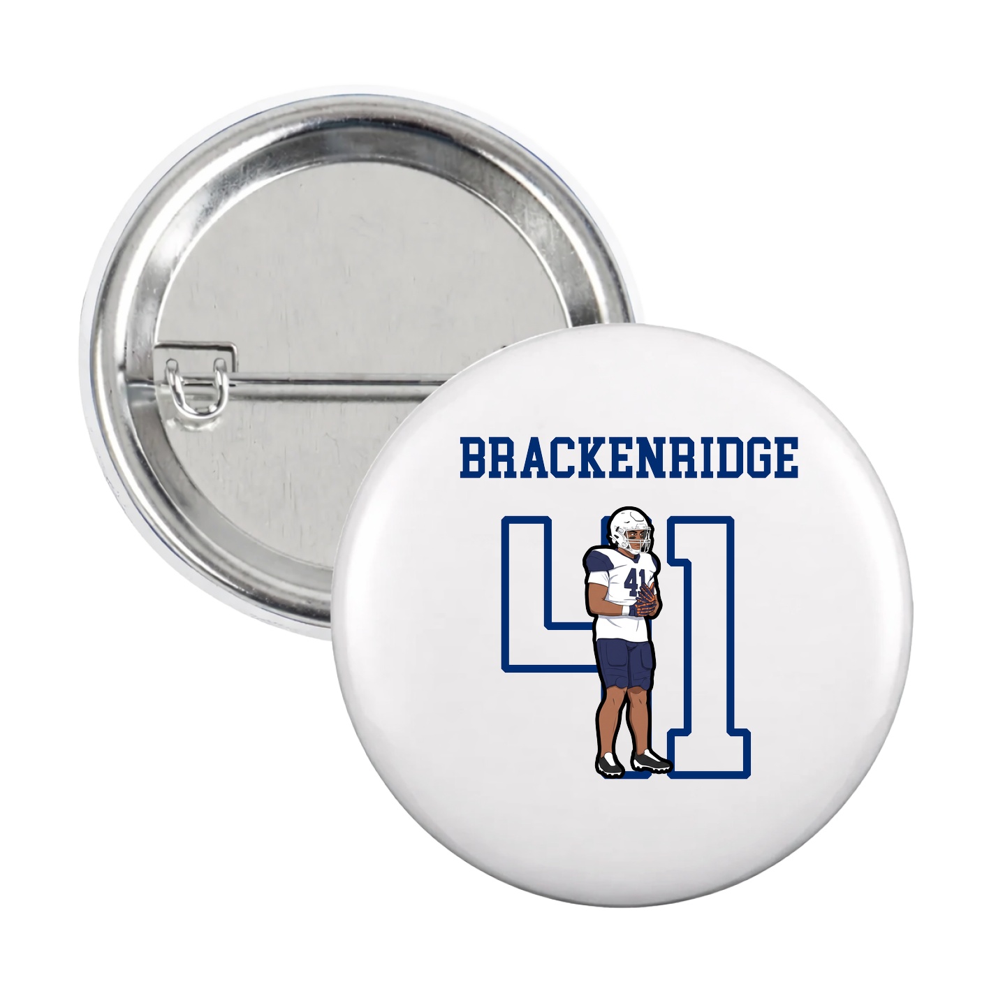 Game Day Button — Shirsey in White