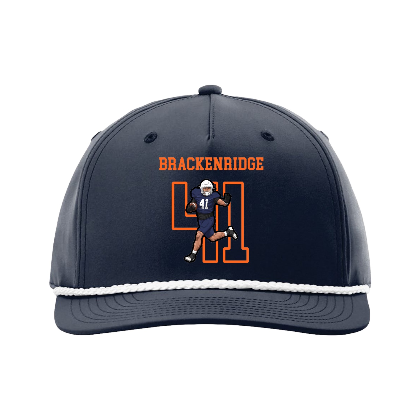 Five-Panel Classic Rope Cap — Shirsey in Navy