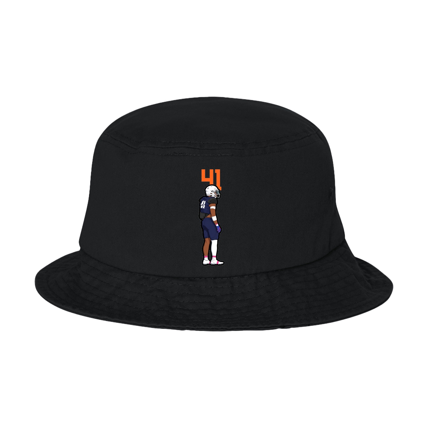 Bucket Cap — Number Top in Black