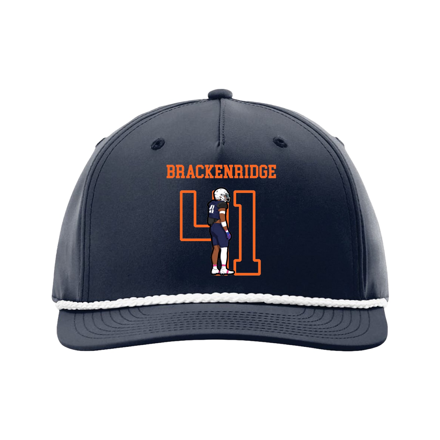 Five-Panel Classic Rope Cap — Shirsey in Navy