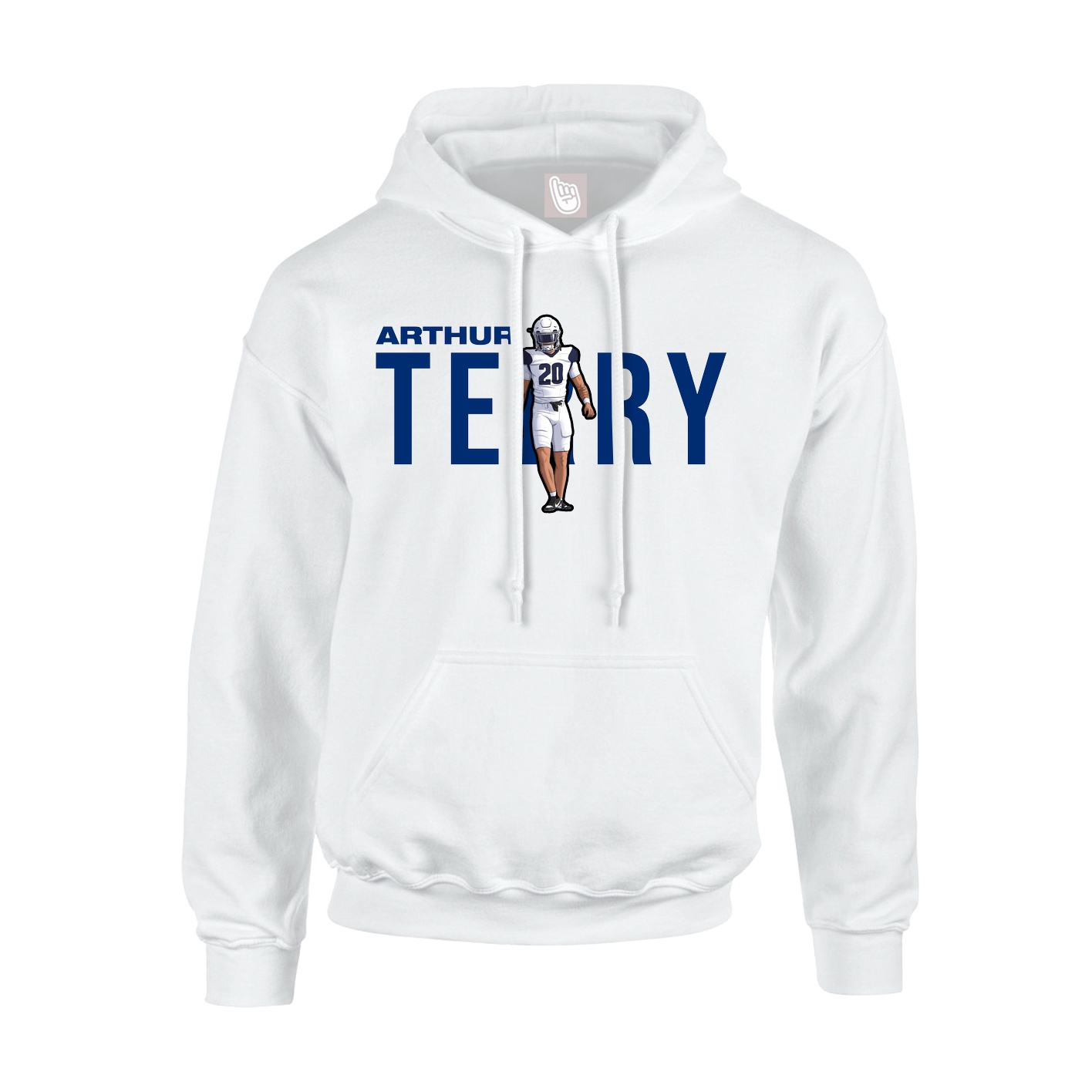 Hoodie — Player Name in White