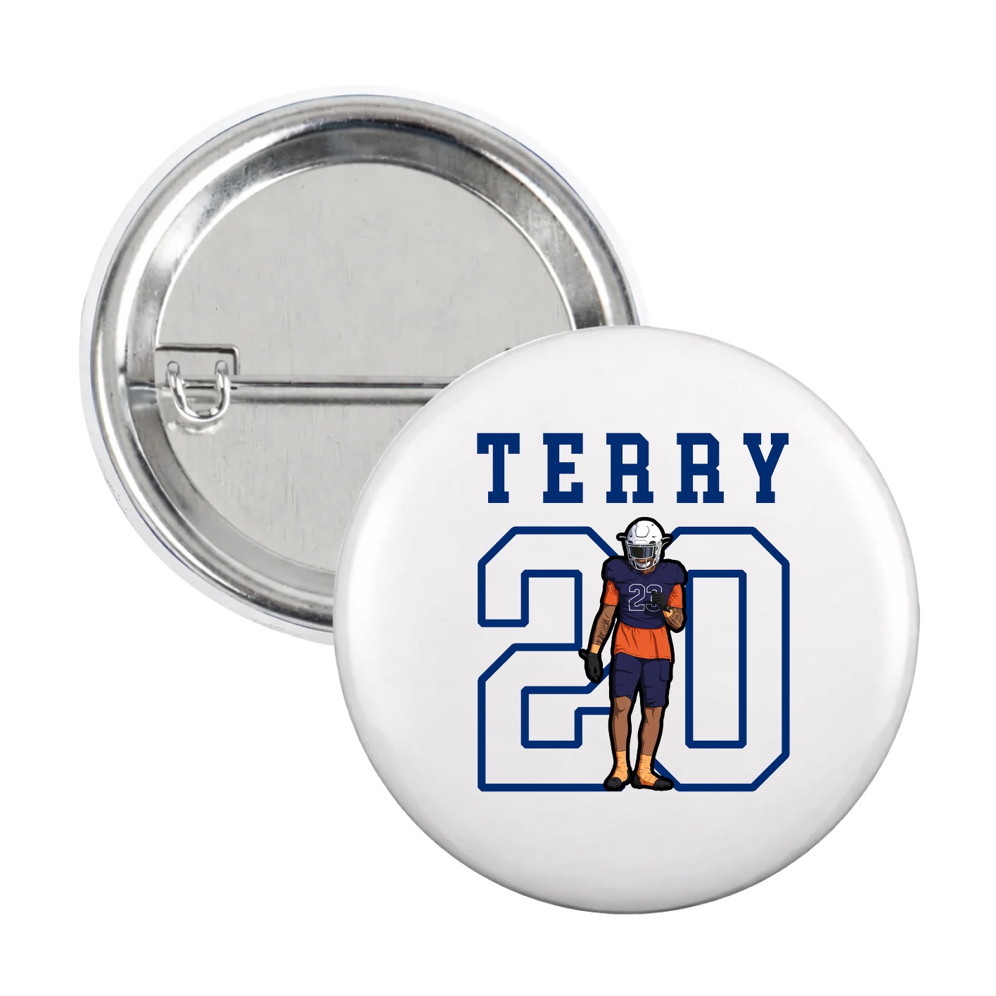 Game Day Button — Shirsey in White