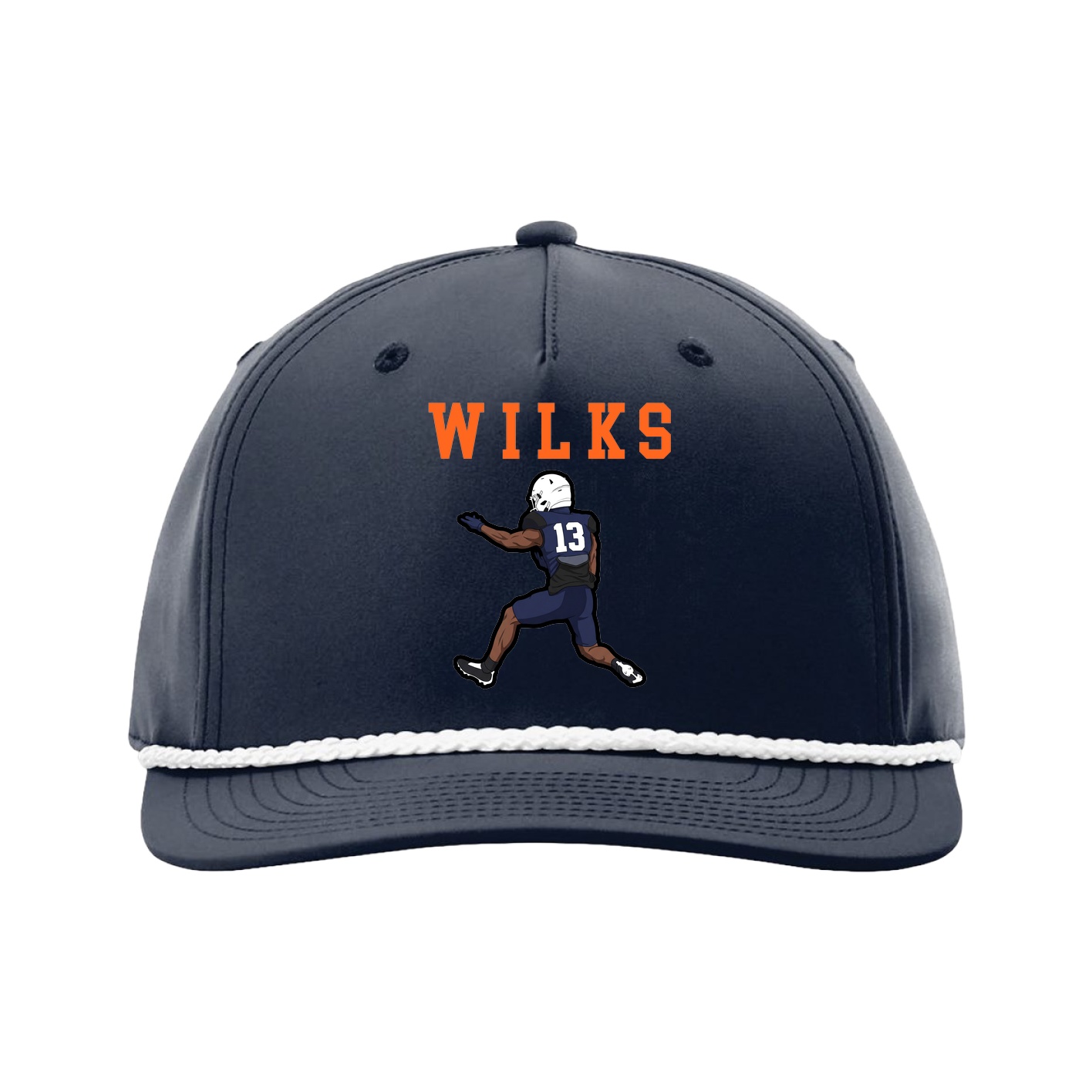 Five-Panel Classic Rope Cap — Shirsey in Navy