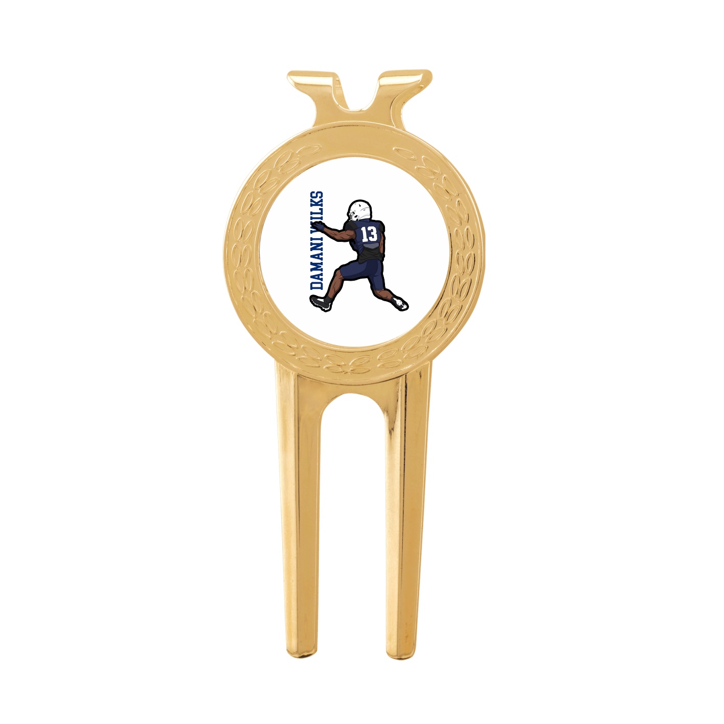 Divot Tool with Ball Marker — Name Vertical in Classic