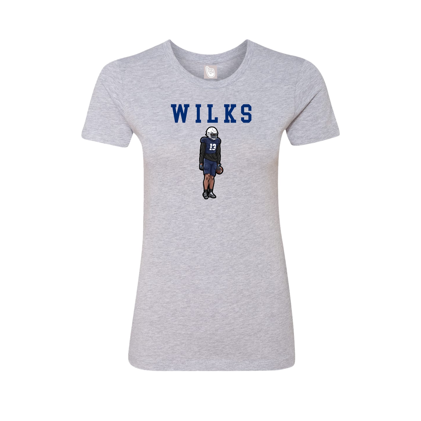 Fitted Women's Tee — Shirsey in Grey