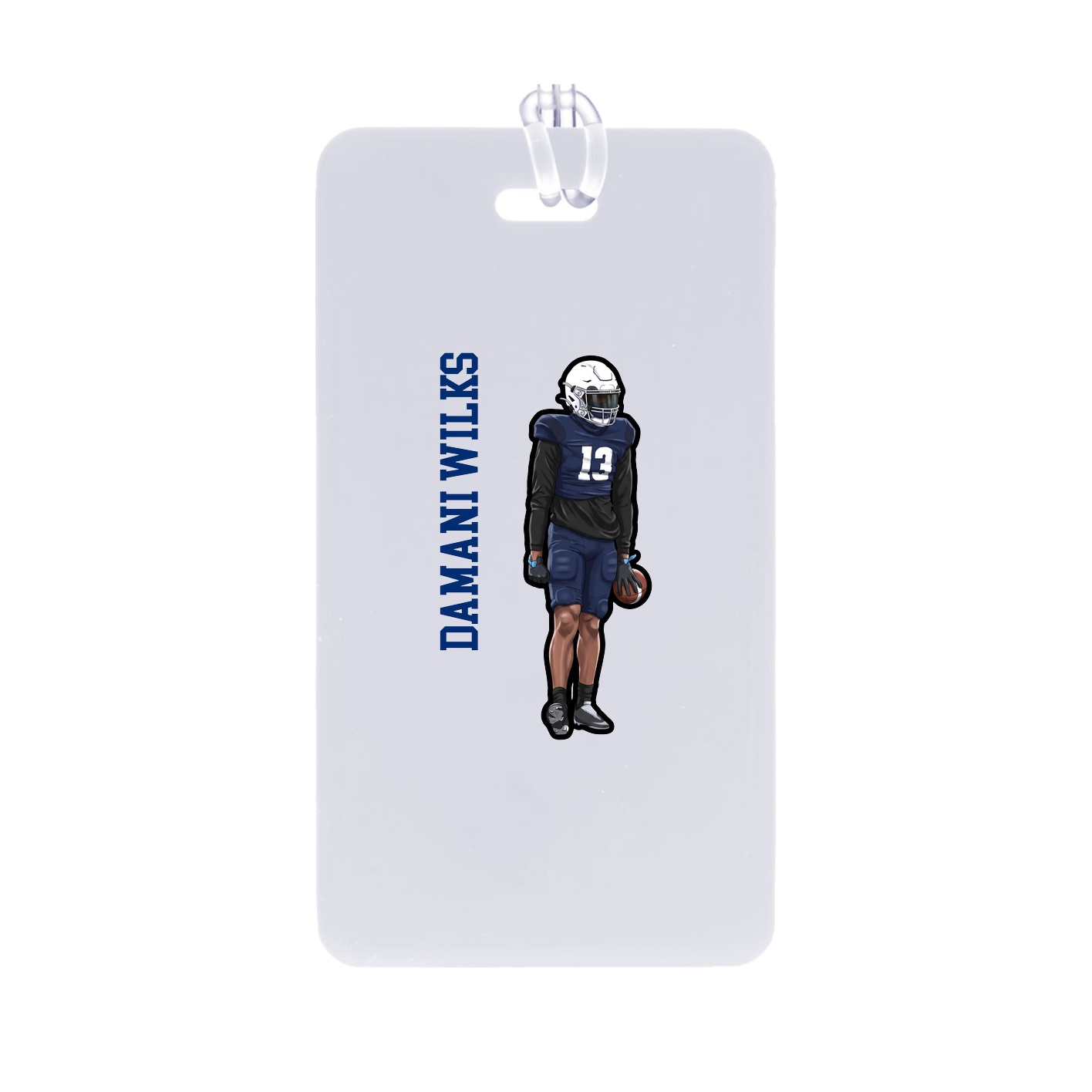 Bag Tag — Name Vertical in Classic