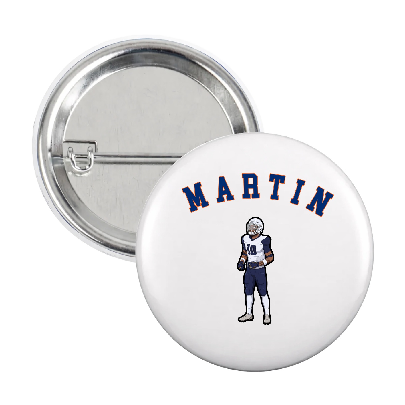 Game Day Button — Shirsey Arch in White