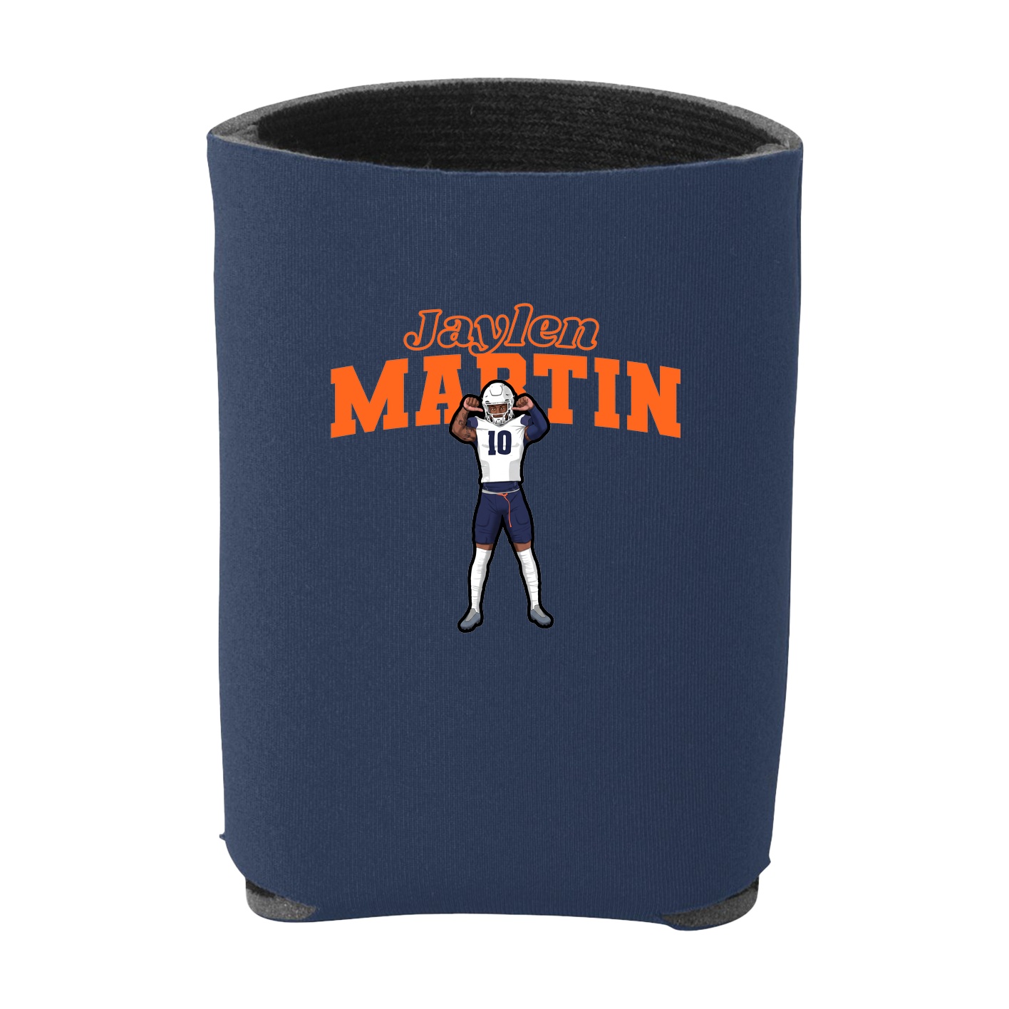 Can Holder — Name Arch in Navy