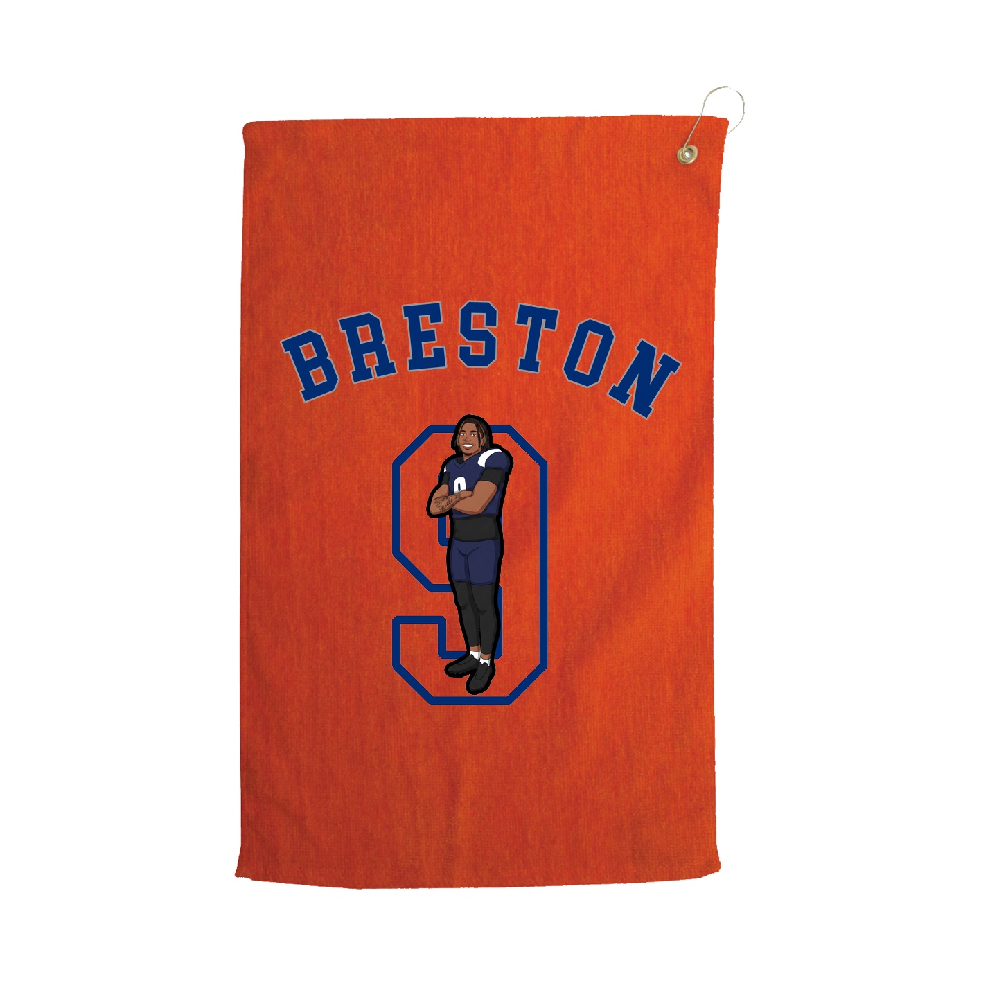 Golf Towel — Shirsey Arch in Orange