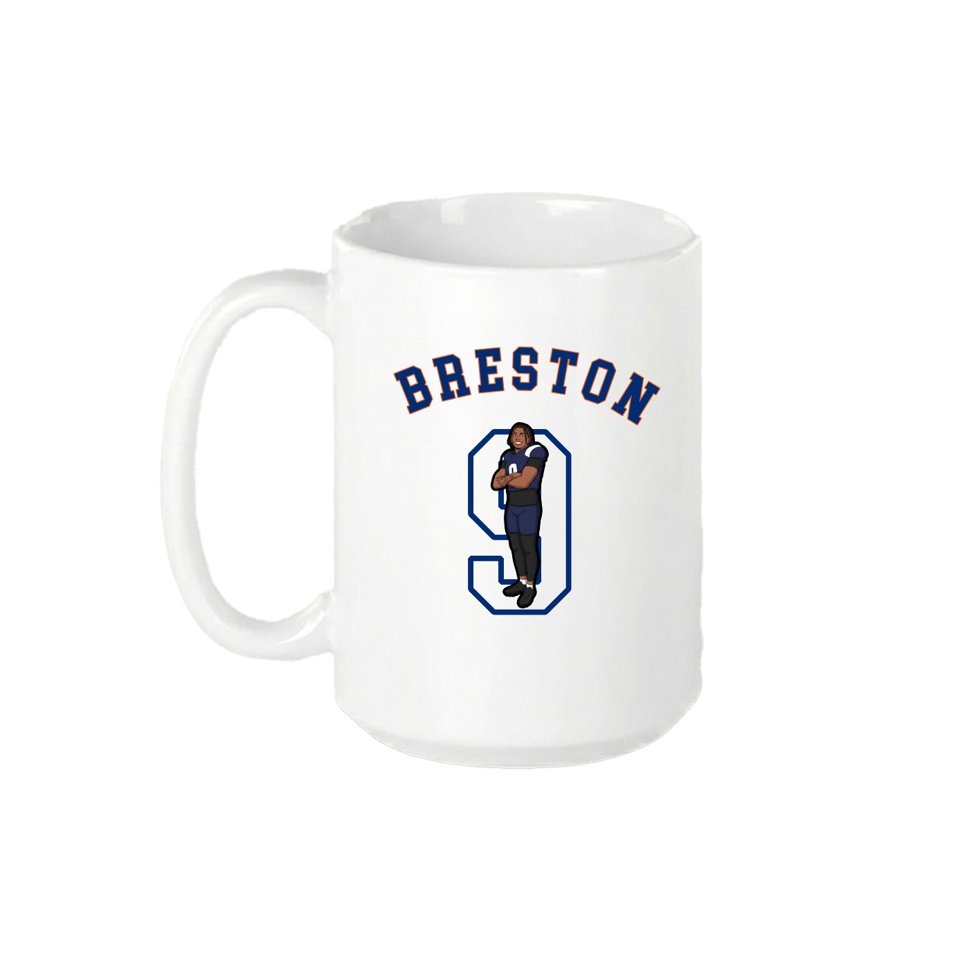 15oz Coffee Mug — Shirsey Arch in White