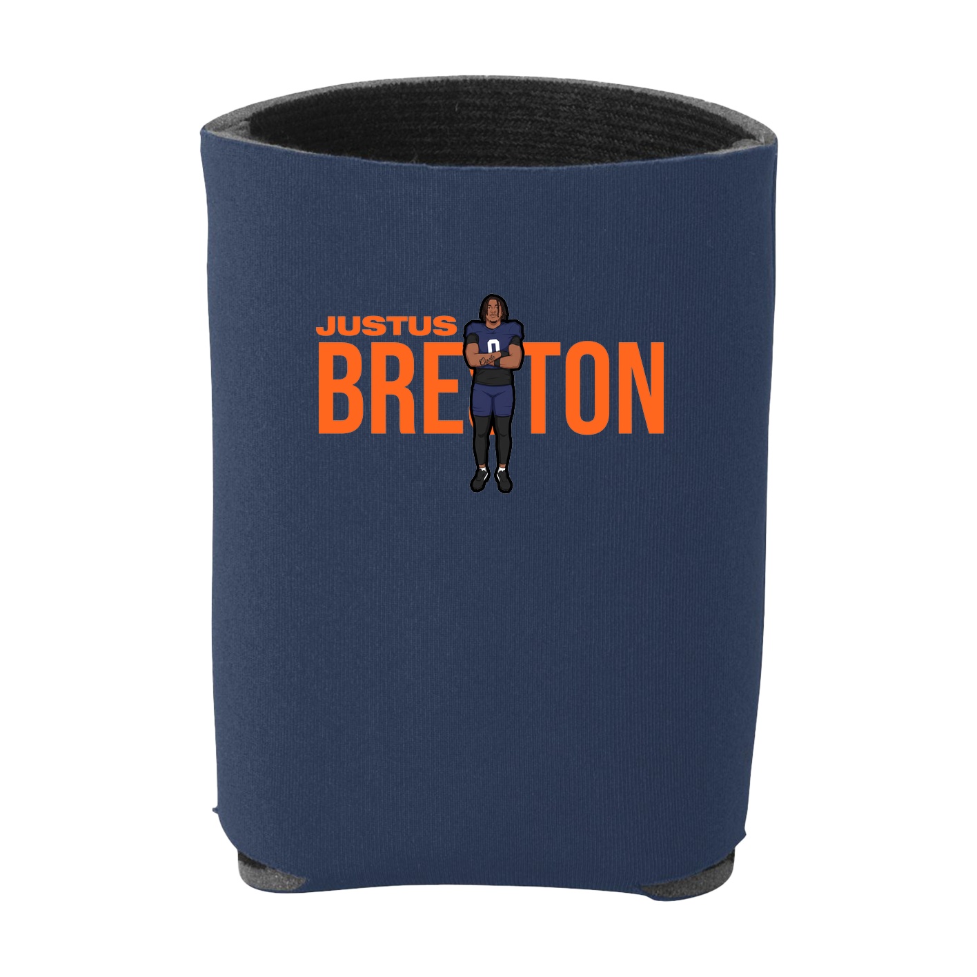 Can Holder — Player Name in Navy