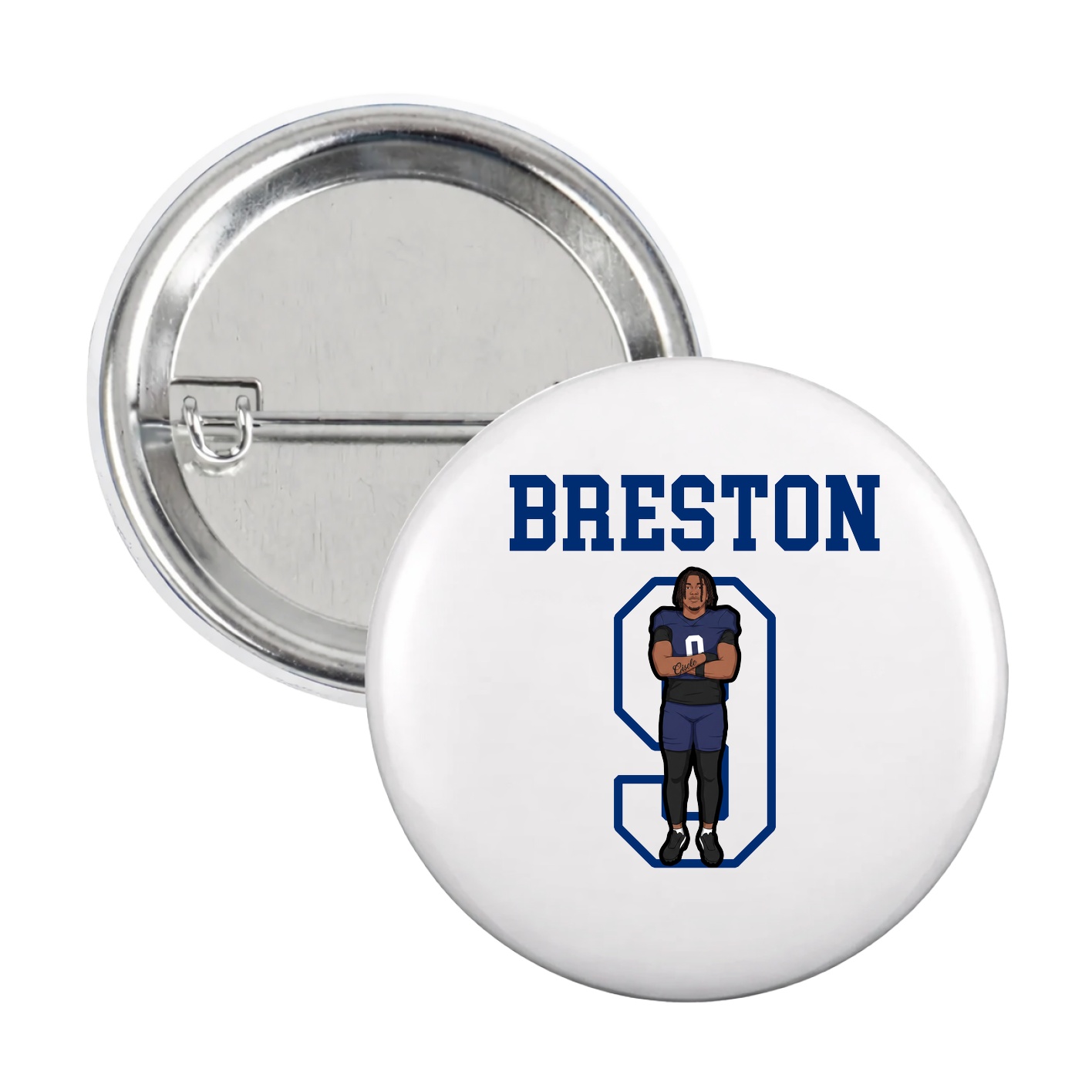 Game Day Button — Shirsey in White