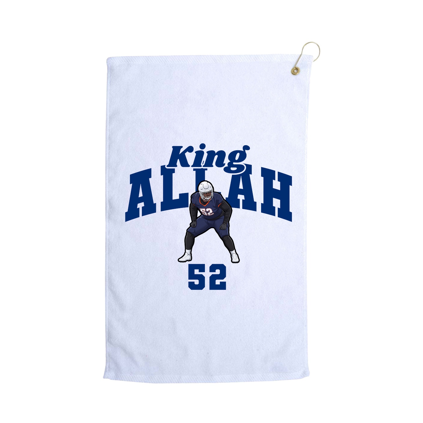 Golf Towel — Signature Arch in White