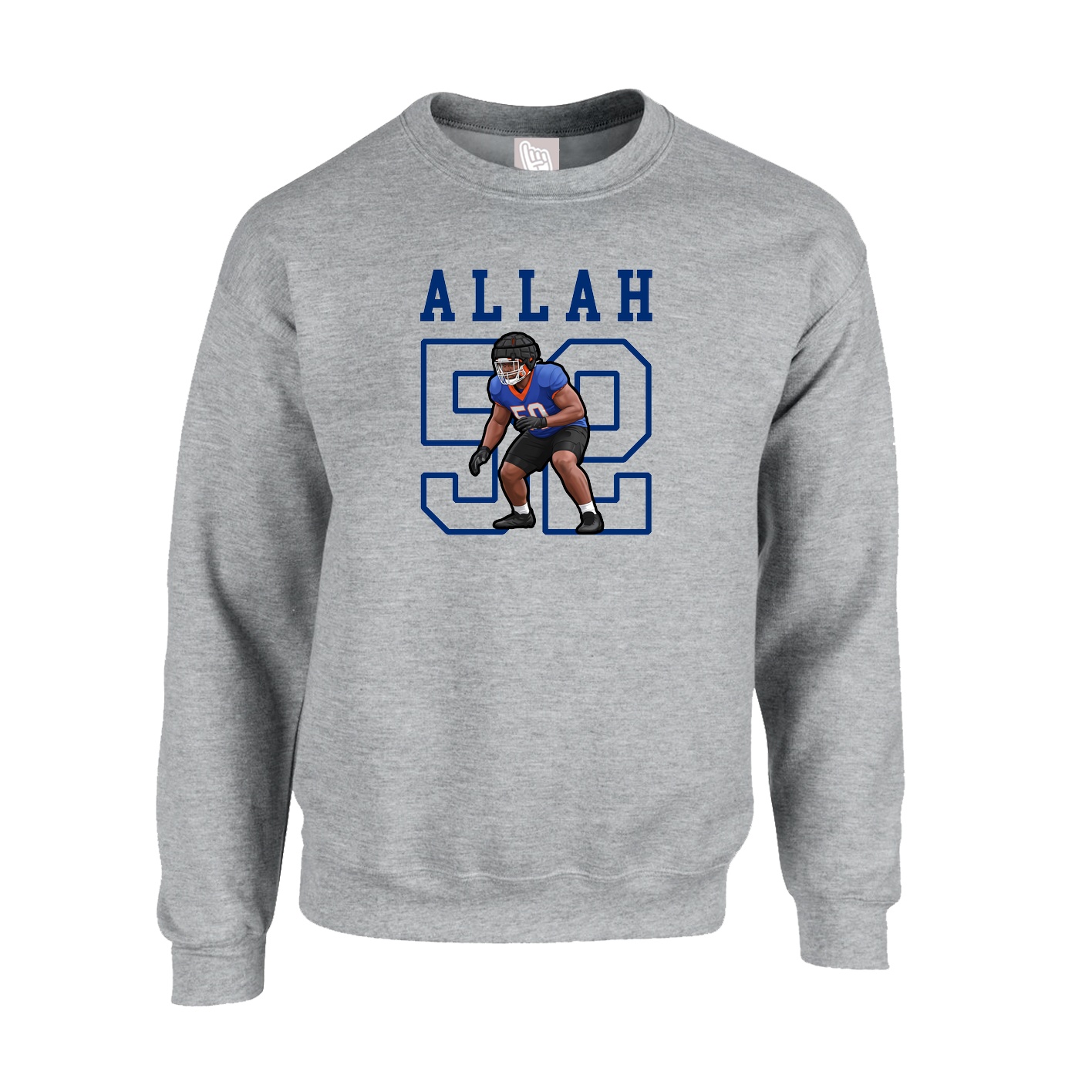 Fleece Crew — Shirsey in Grey